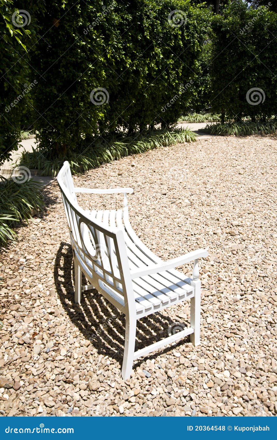 Chair in garden stock photo. Image of floor, landscape - 20364548
