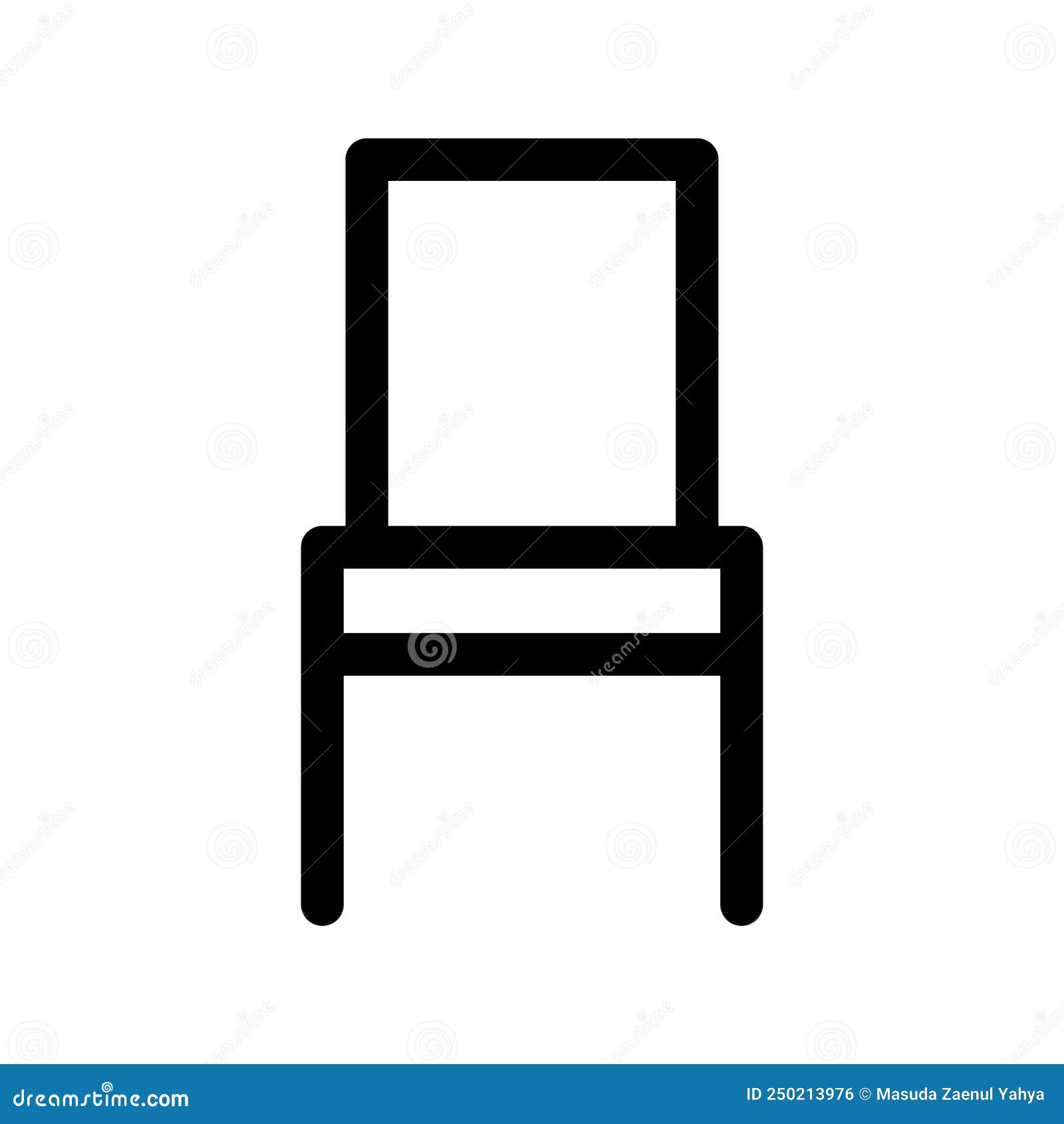 Chair icon template stock vector. Illustration of vector 250213976