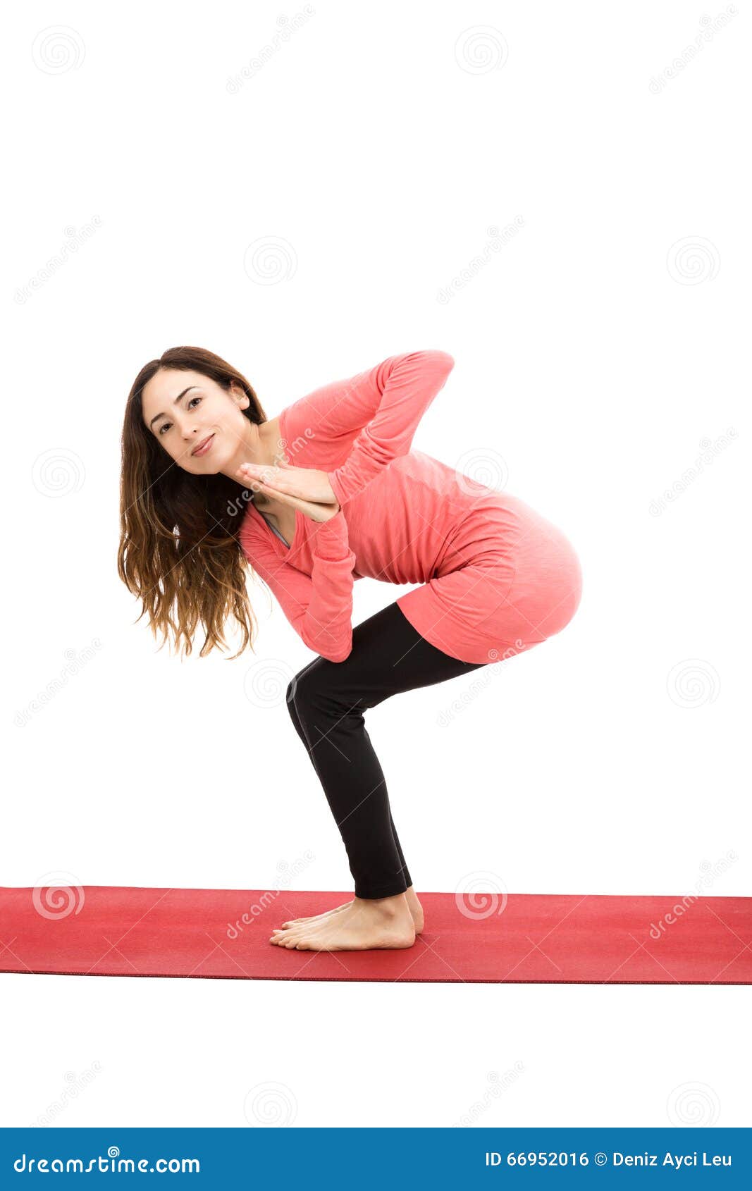 Chair Pose Twist Stock Photo Image Of Asana White Health 66952016