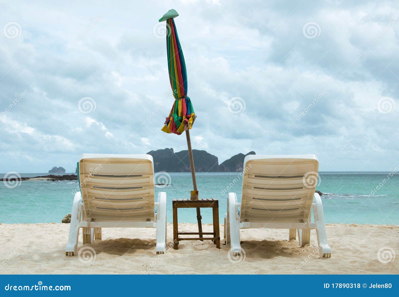 Chair for Relax on the Beach Stock Photo - Image of beach, leisure