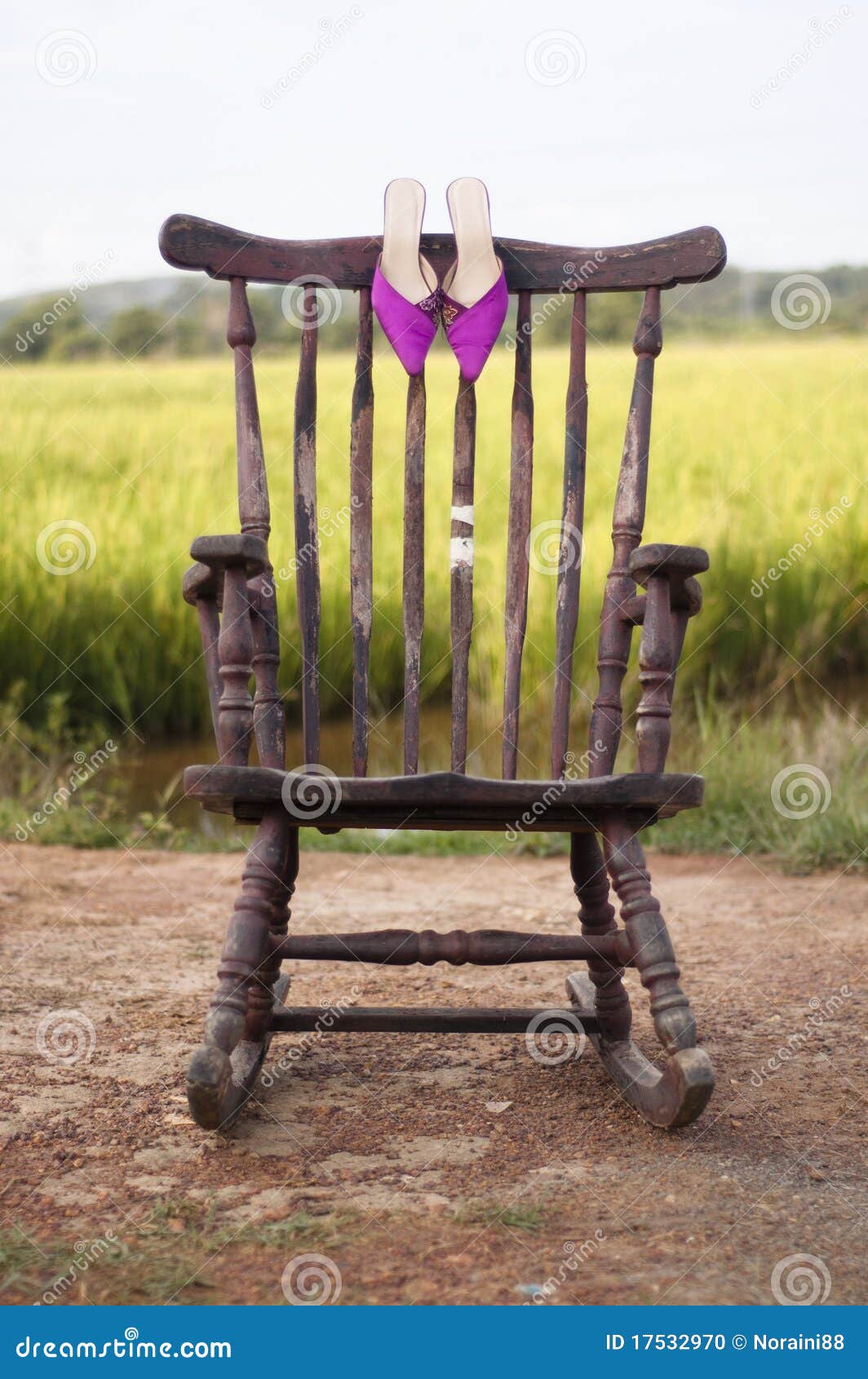Chair and Shoes for a Wedding Stock Photo Image of couple, dress 17532970