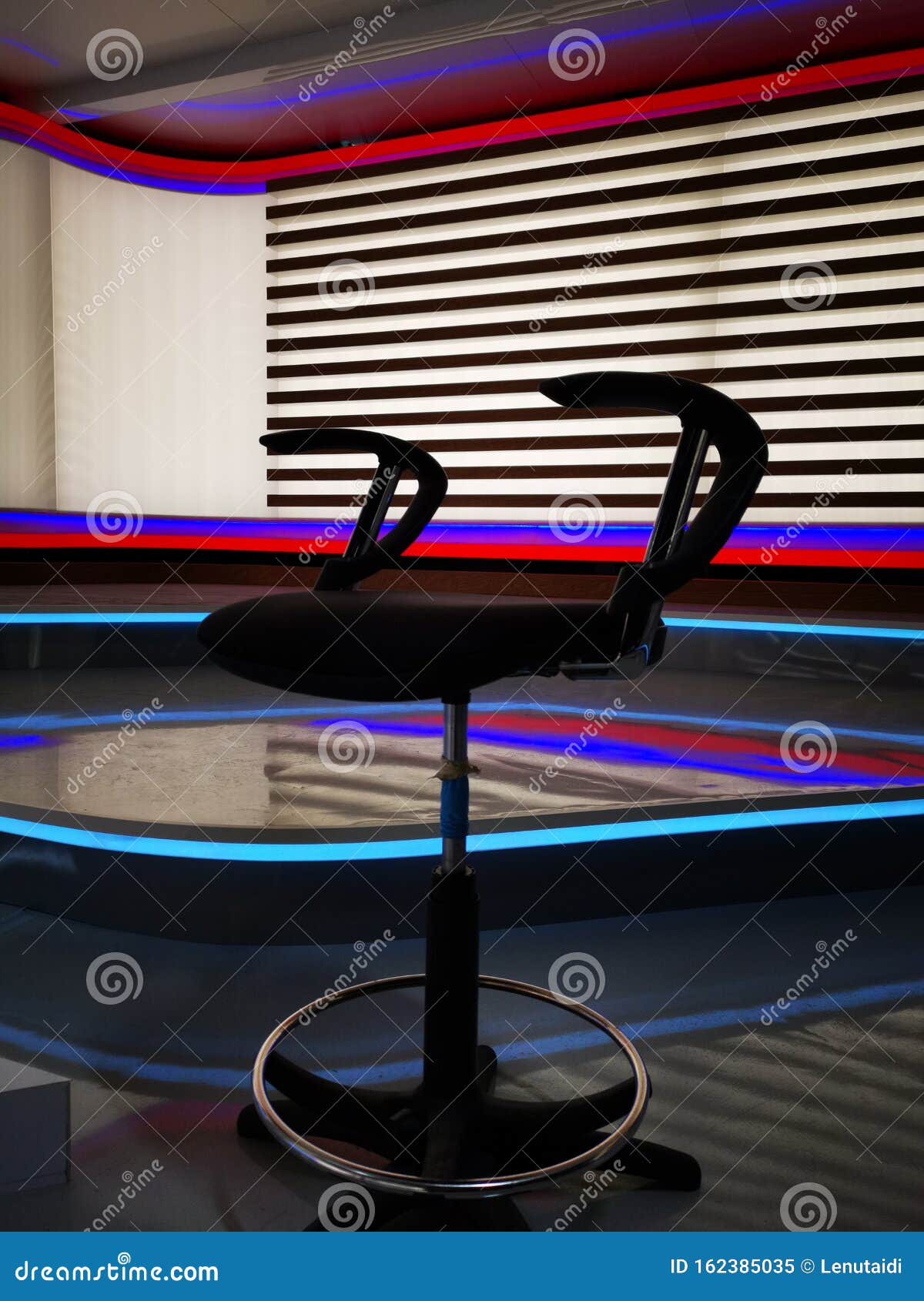 Chair in the Studio Modern Design Background Stock Image Image of