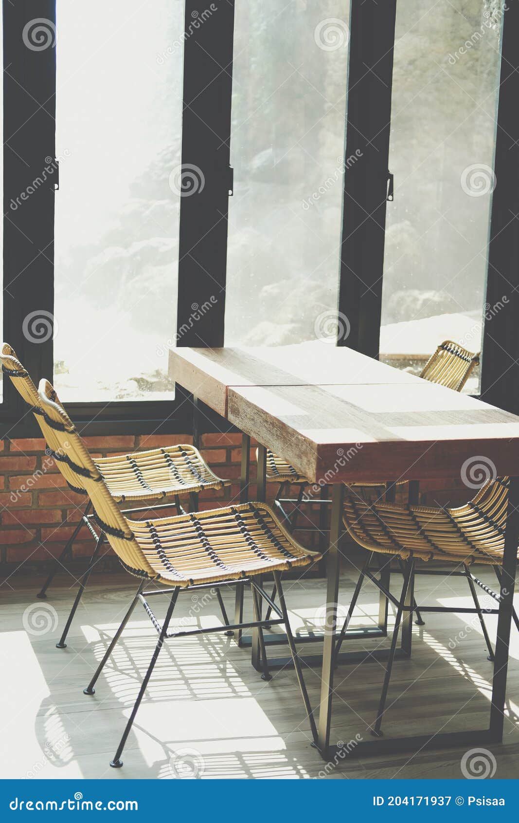 Chair Table for Resting in Living Room Stock Image Image of coffee, park 204171937