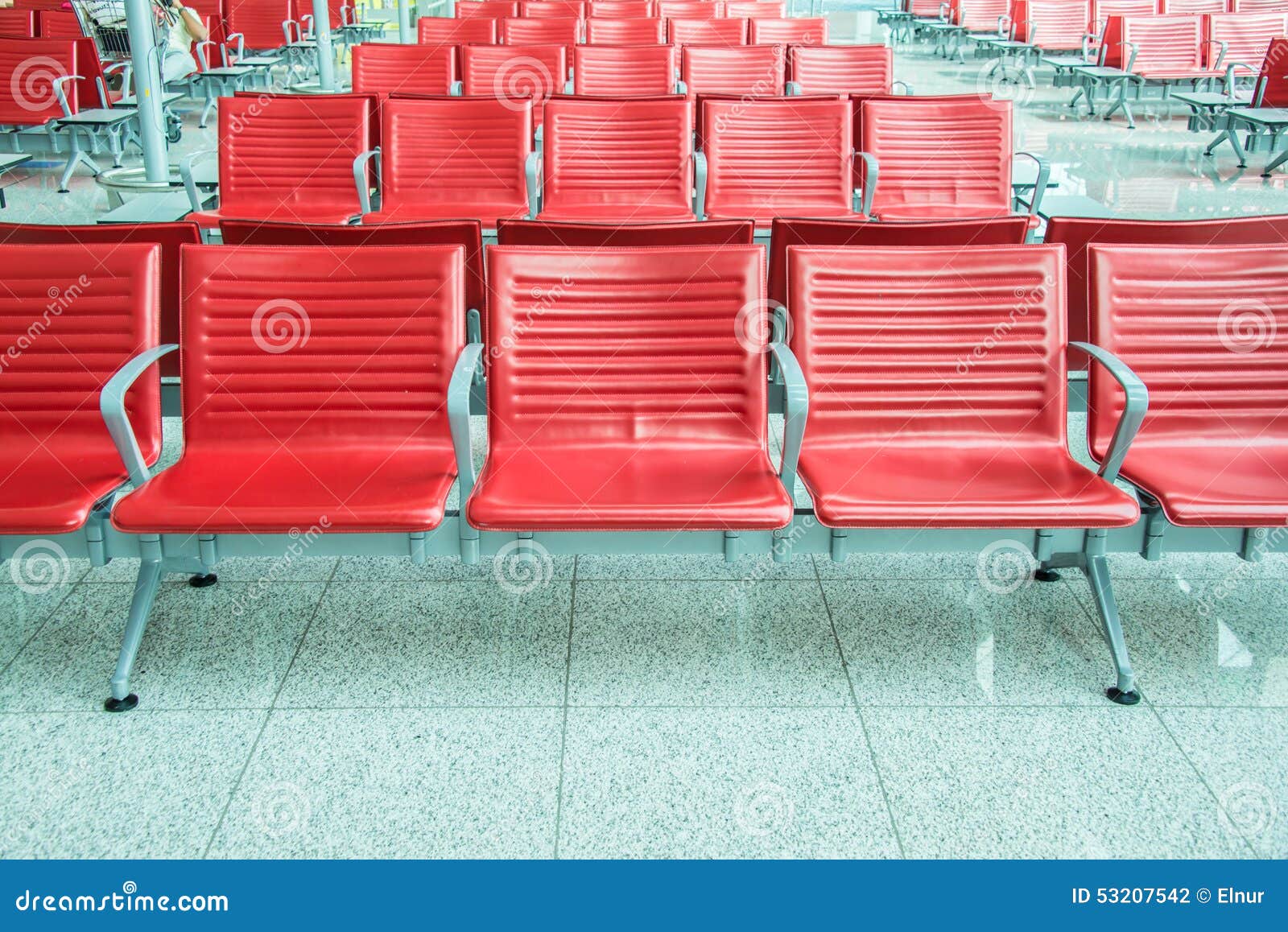 Chairs in the Airport Lounge Area Stock Photo Image of arrival, hall