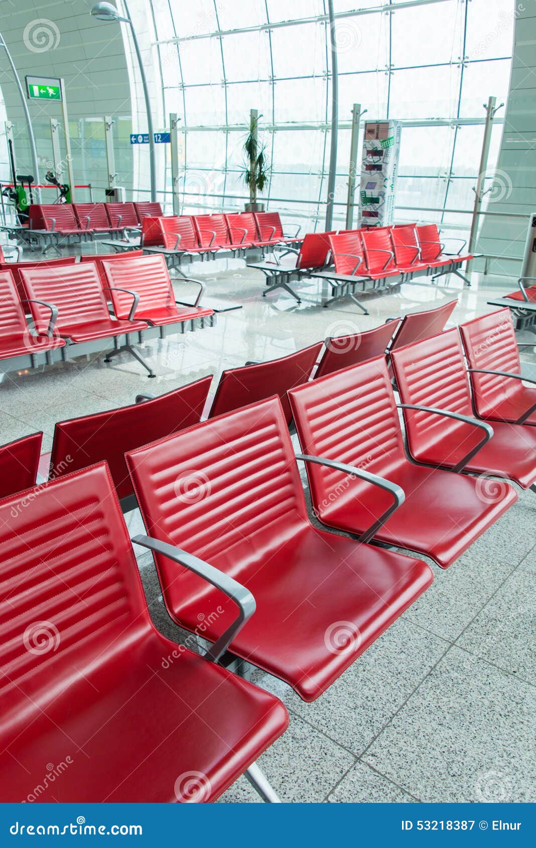 Chairs in the Airport Lounge Area Stock Image Image of gate, area