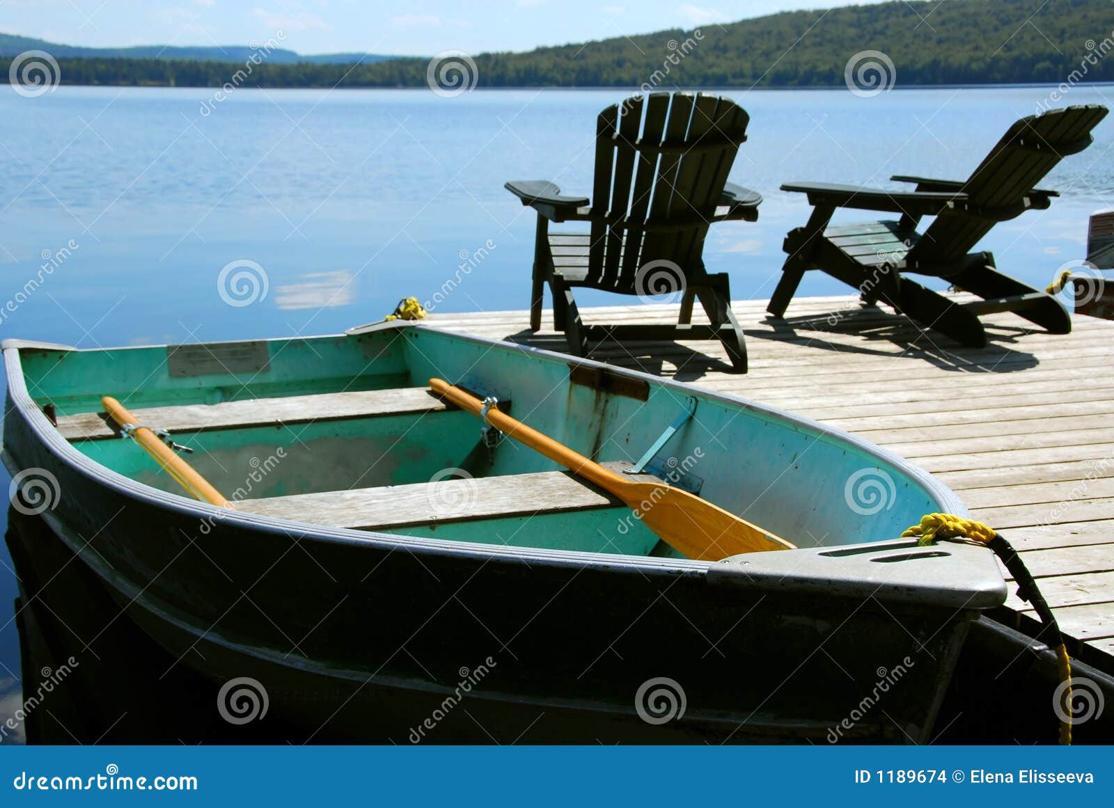 Chairs boat dock stock photo. Image of boat, outdoor, quietness 1189674