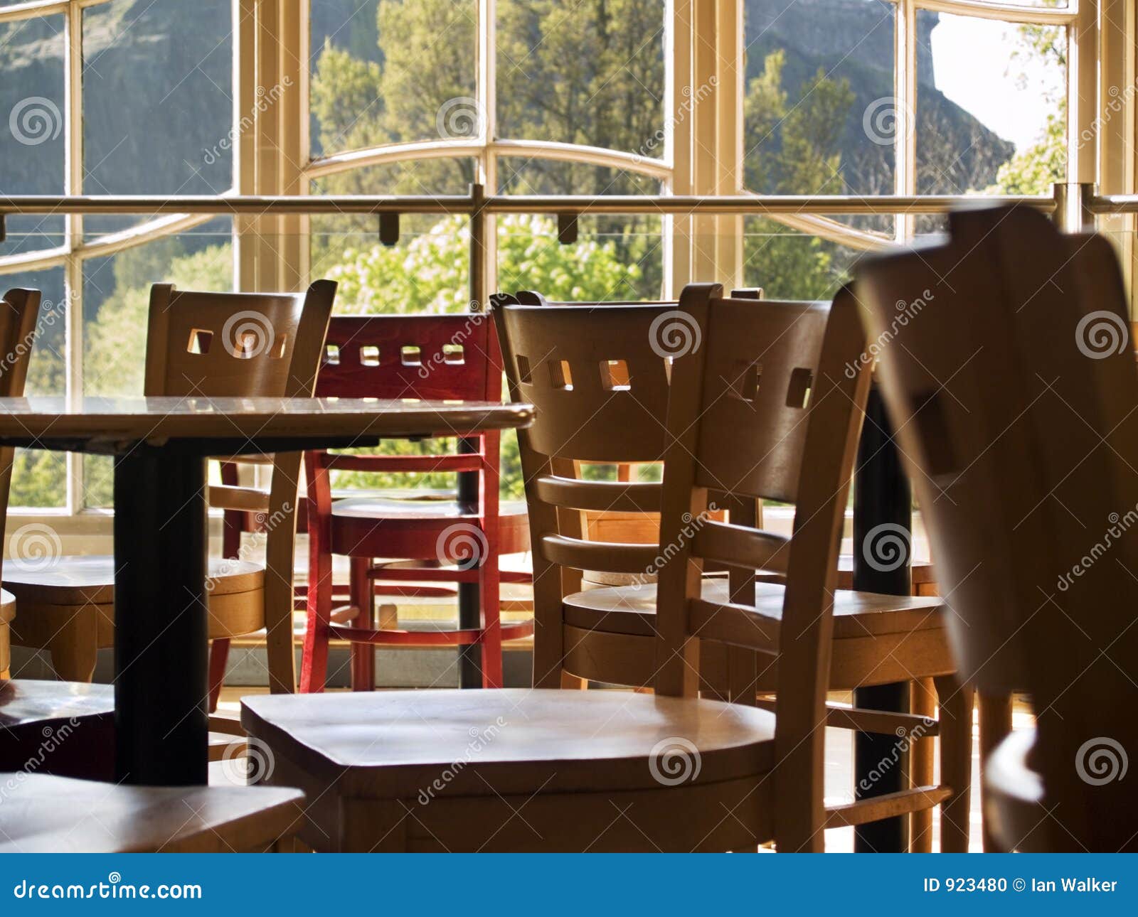 Chairs in Cafe stock photo. Image of food, romance, wine 923480