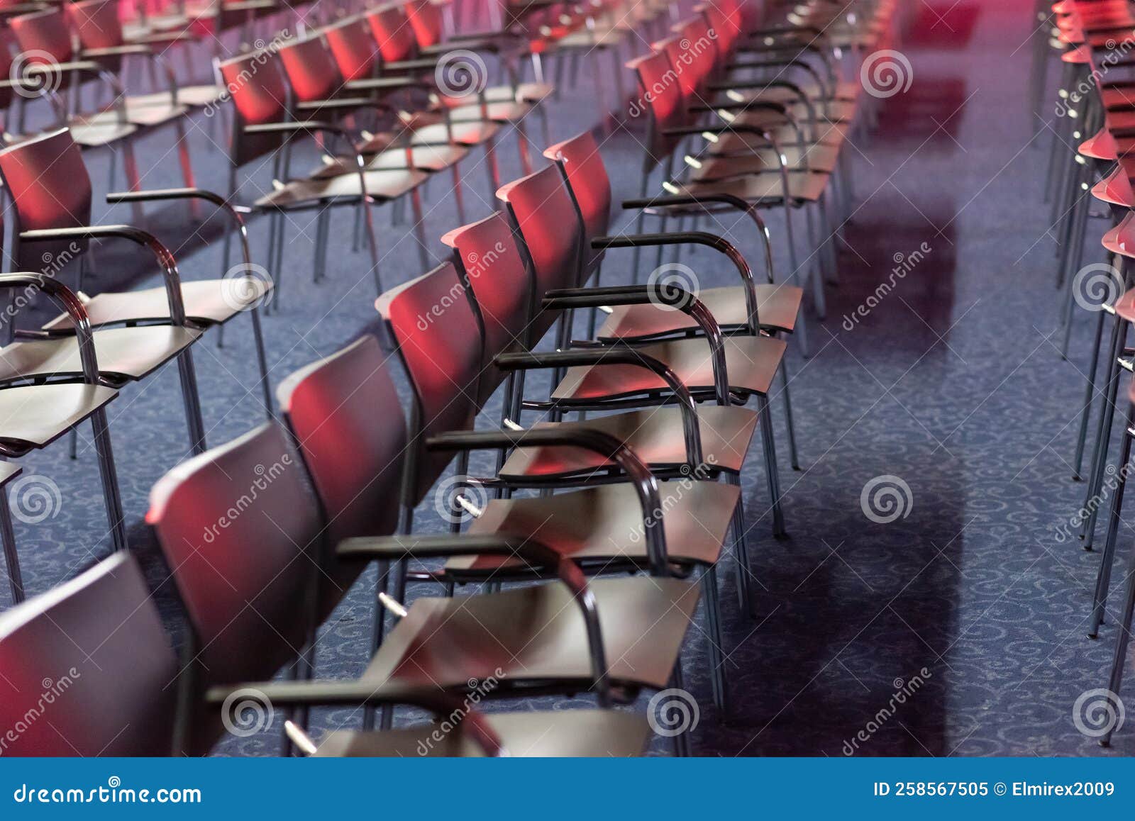 Chairs in the Conference Hall Stock Image Image of interior, audience