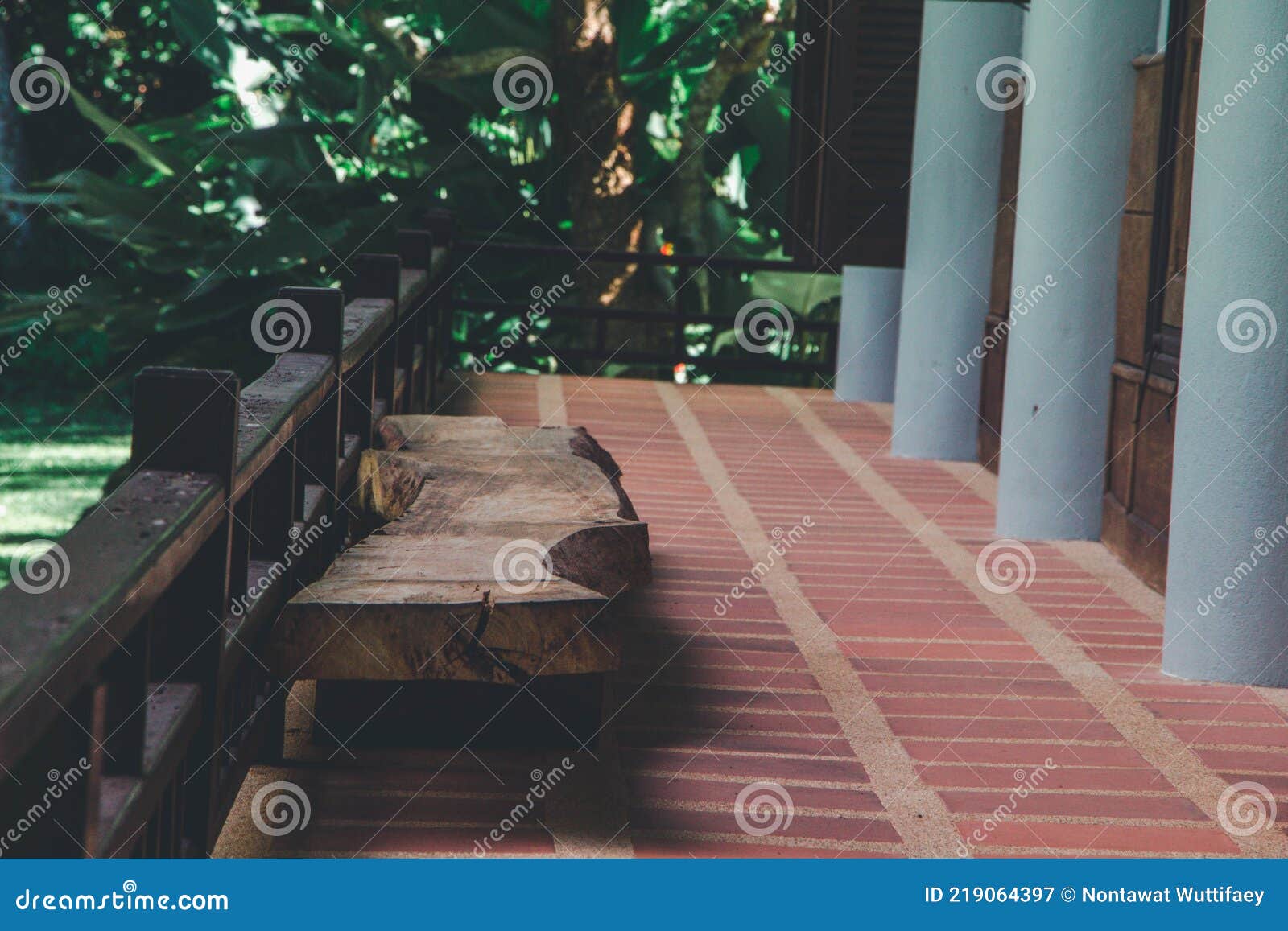 chairs made of teak logs