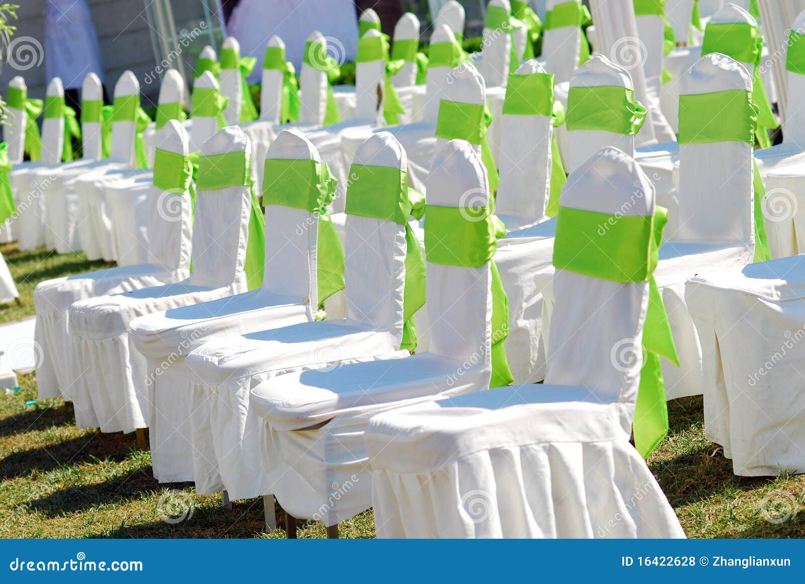Chairs at Outdoor Wedding stock photo. Image of ritual 16422628
