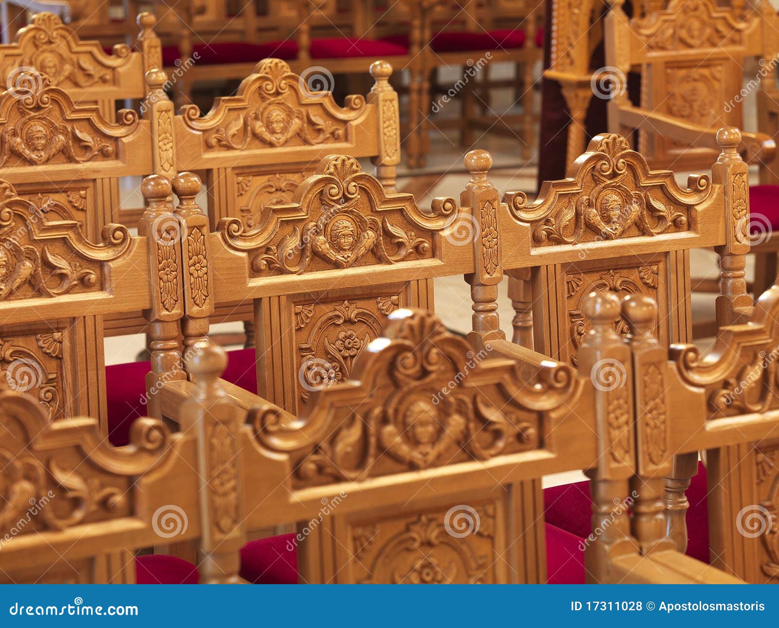 Chairs for prayers stock photo. Image of prayer, religion 17311028
