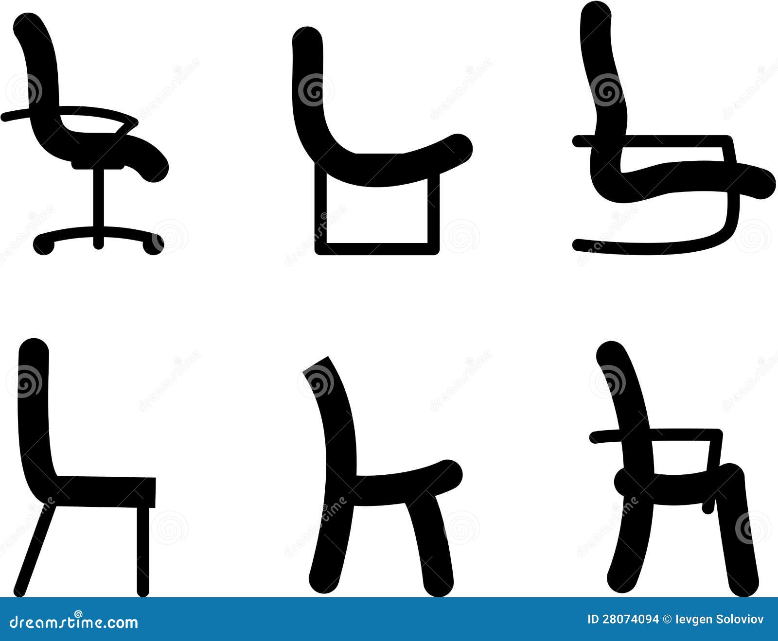 Download Chairs Silhouette Stock Images - Image: 28074094