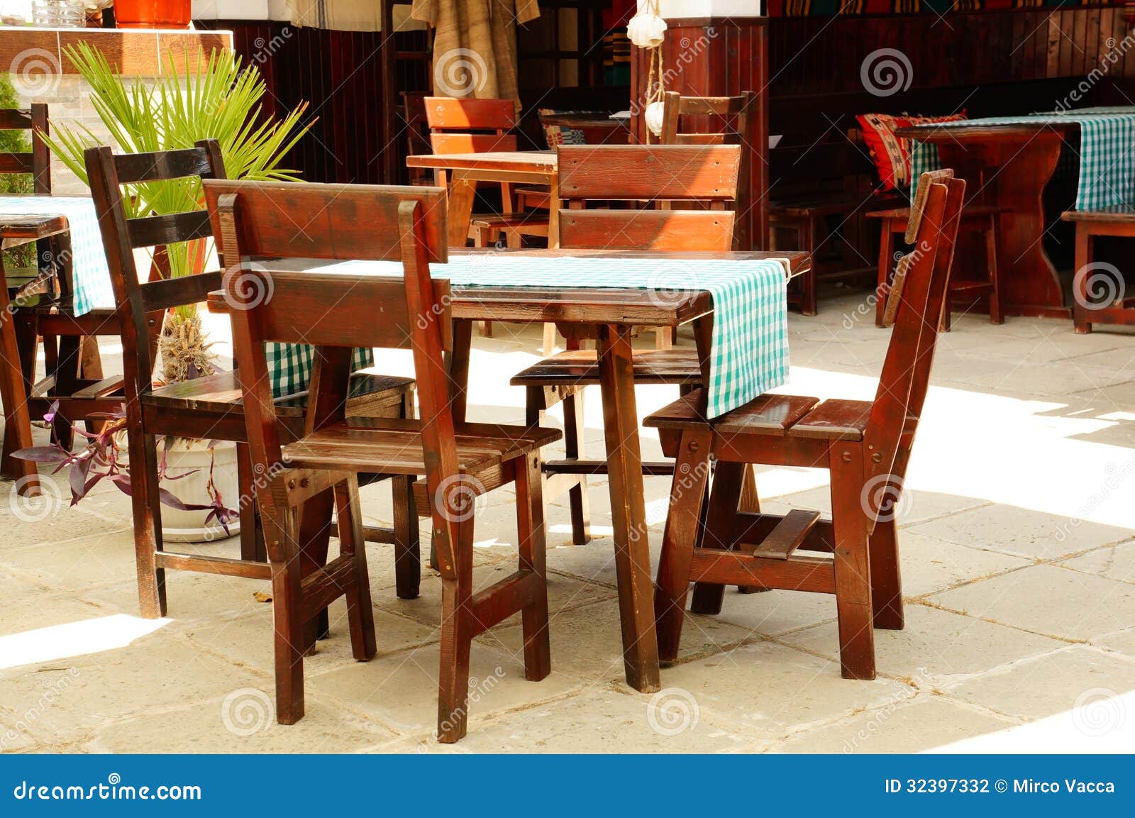 Chairs and tables stock photo. Image of chair, restaurant 32397332