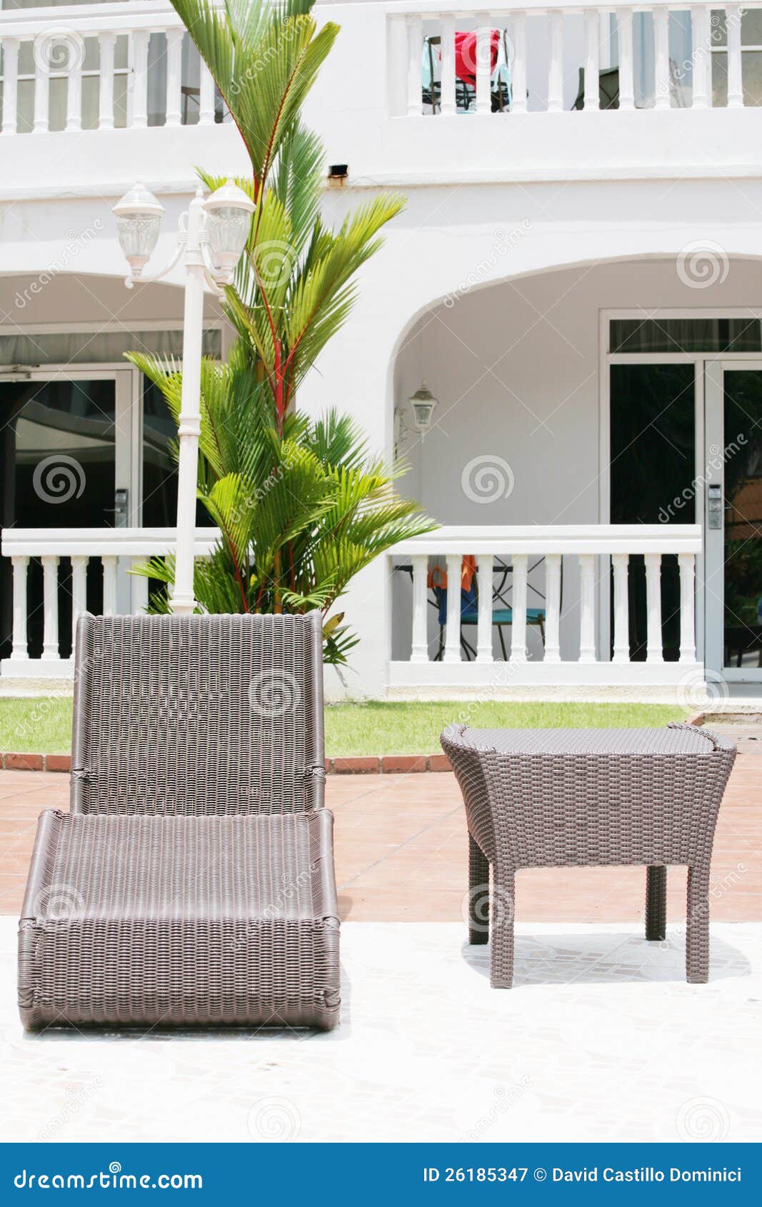 Chaise lounge stock image. Image of architecture, home 26185347