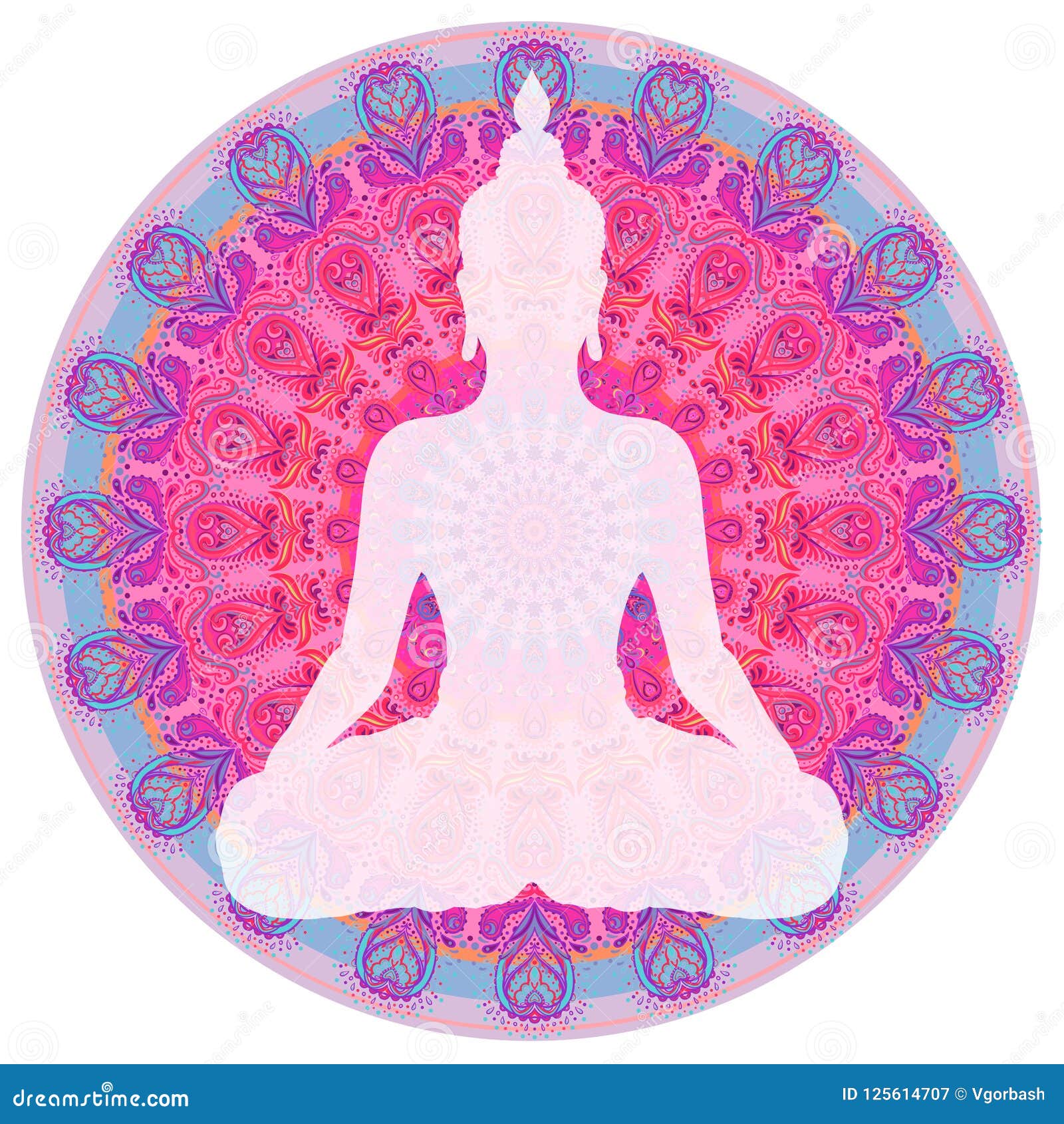 Chakra Concept. Inner Love, Light and Peace Stock Vector - Illustration of  aura, light: 125614707