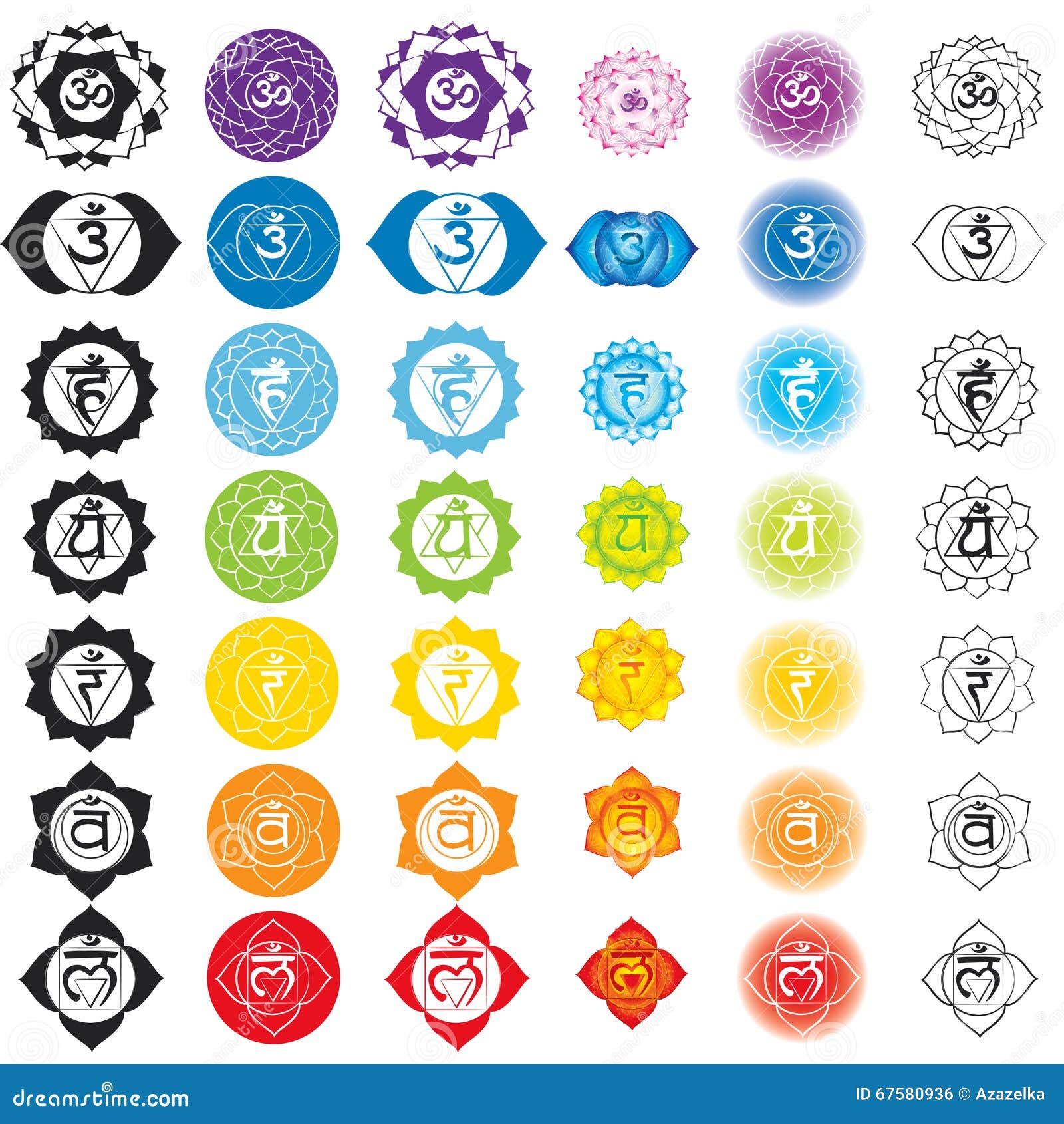 chakras icons . concept of chakras used in hinduism, buddhism and ayurveda. for , associated with yoga and india.