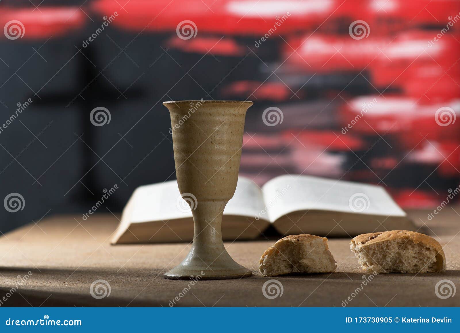 Chalice of wine stock image. Image of crucifixion, religious 173730905