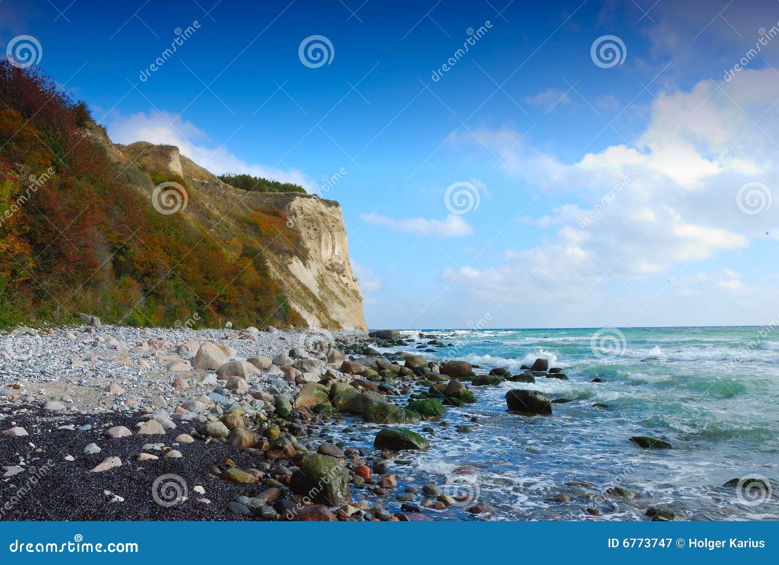 Chalk Cliffs (Ruegen, Germany) Stock Image Image of chalk, ocean 6773747