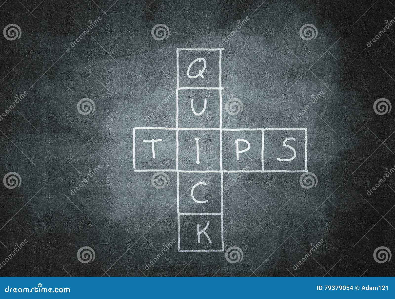 Chalk drawn crossword stock photo. Image of text, crossword 79379054