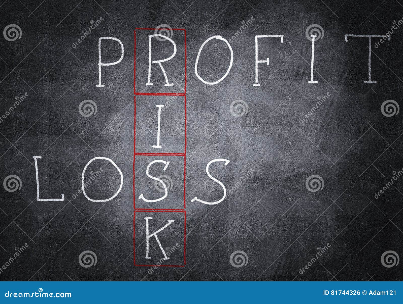 Chalk drawn crossword stock photo. Image of marketing 81744326