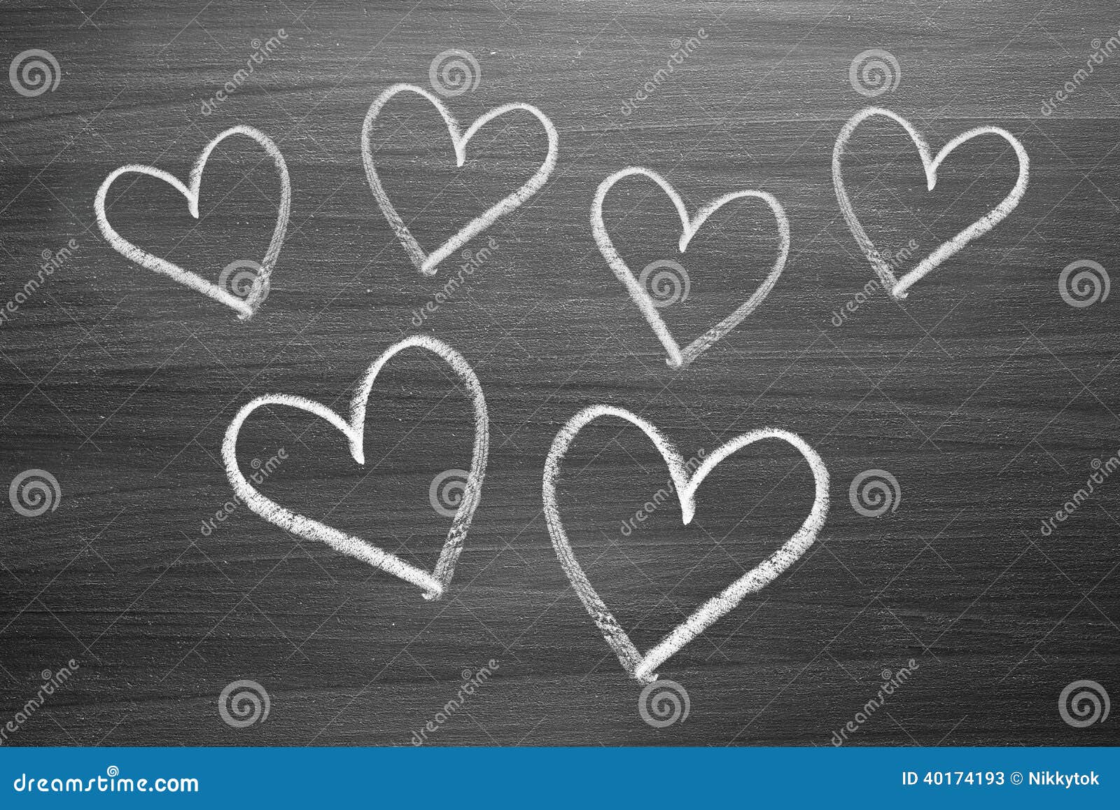 Chalk heart shapes stock image. Image of shape, love 40174193