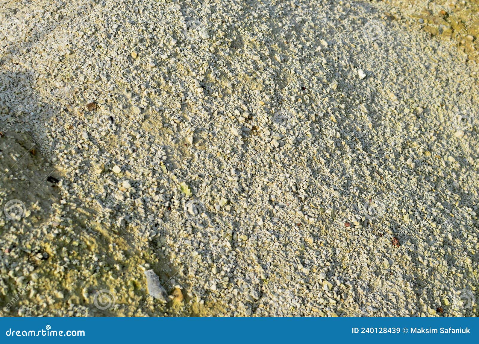 Chalk Structure Backcround after Open Pit Development. Extraction of