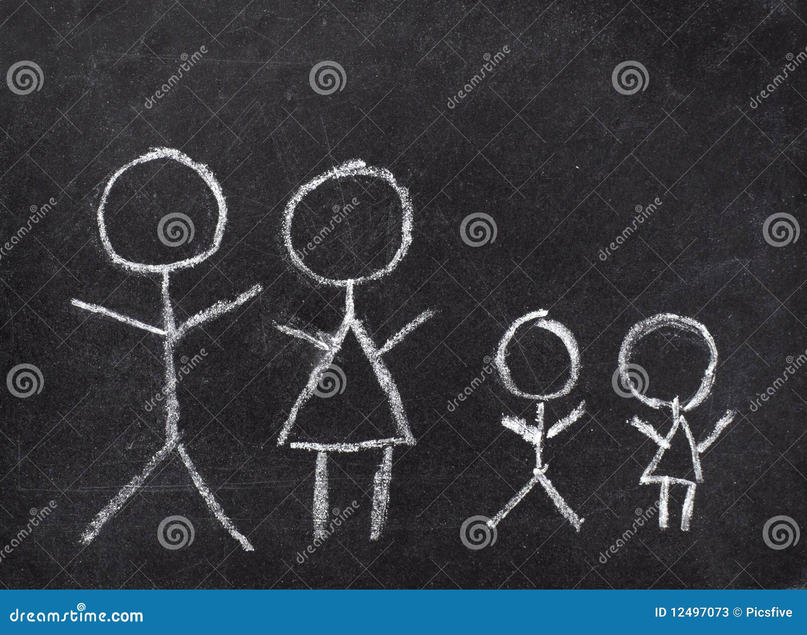 Chalkboard House Home Real Estate Stock Image Image of blackboard