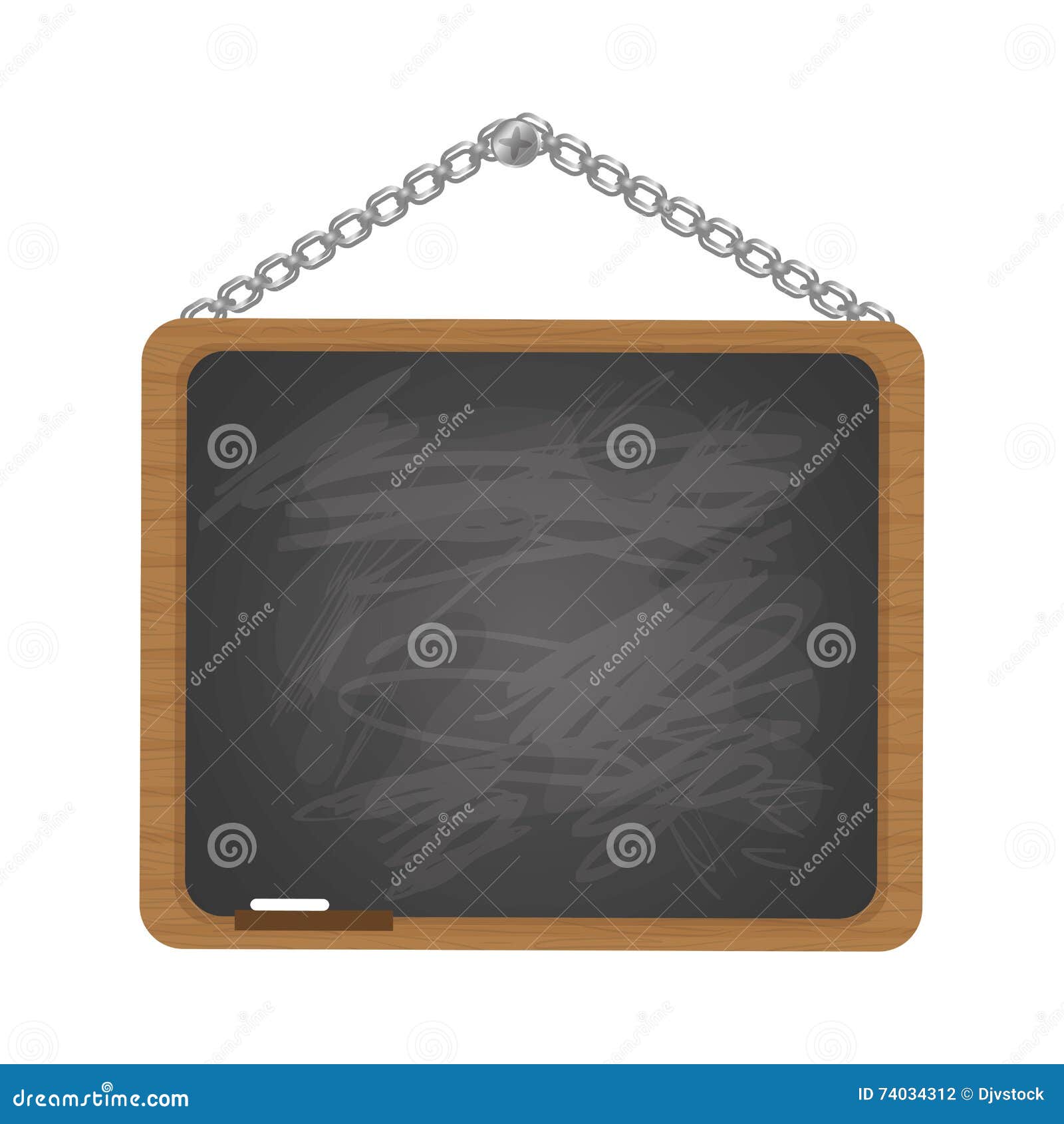 Chalkboard Icon. School Design. Vector Graphic Stock Vector