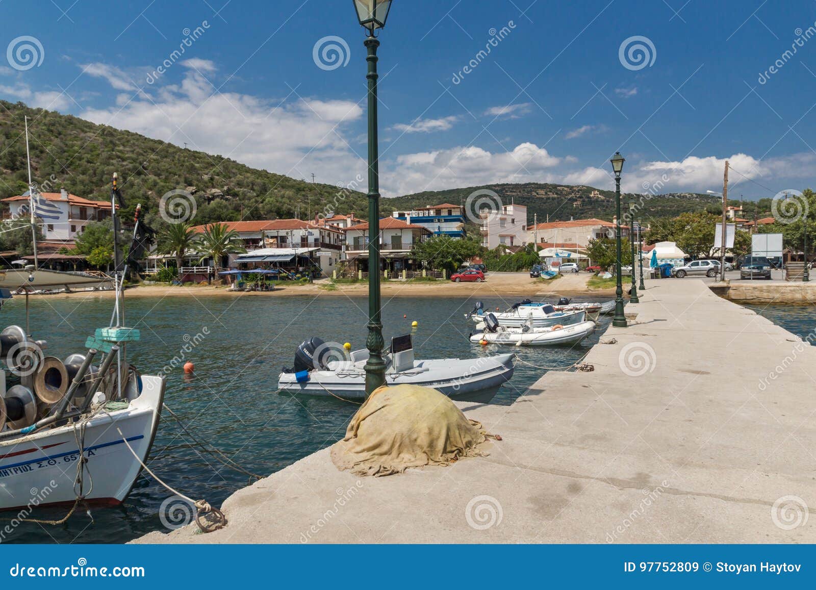CHALKIDIKI, CENTRAL MACEDONIA, GREECE - AUGUST 26, 2014: Panoramic View ...