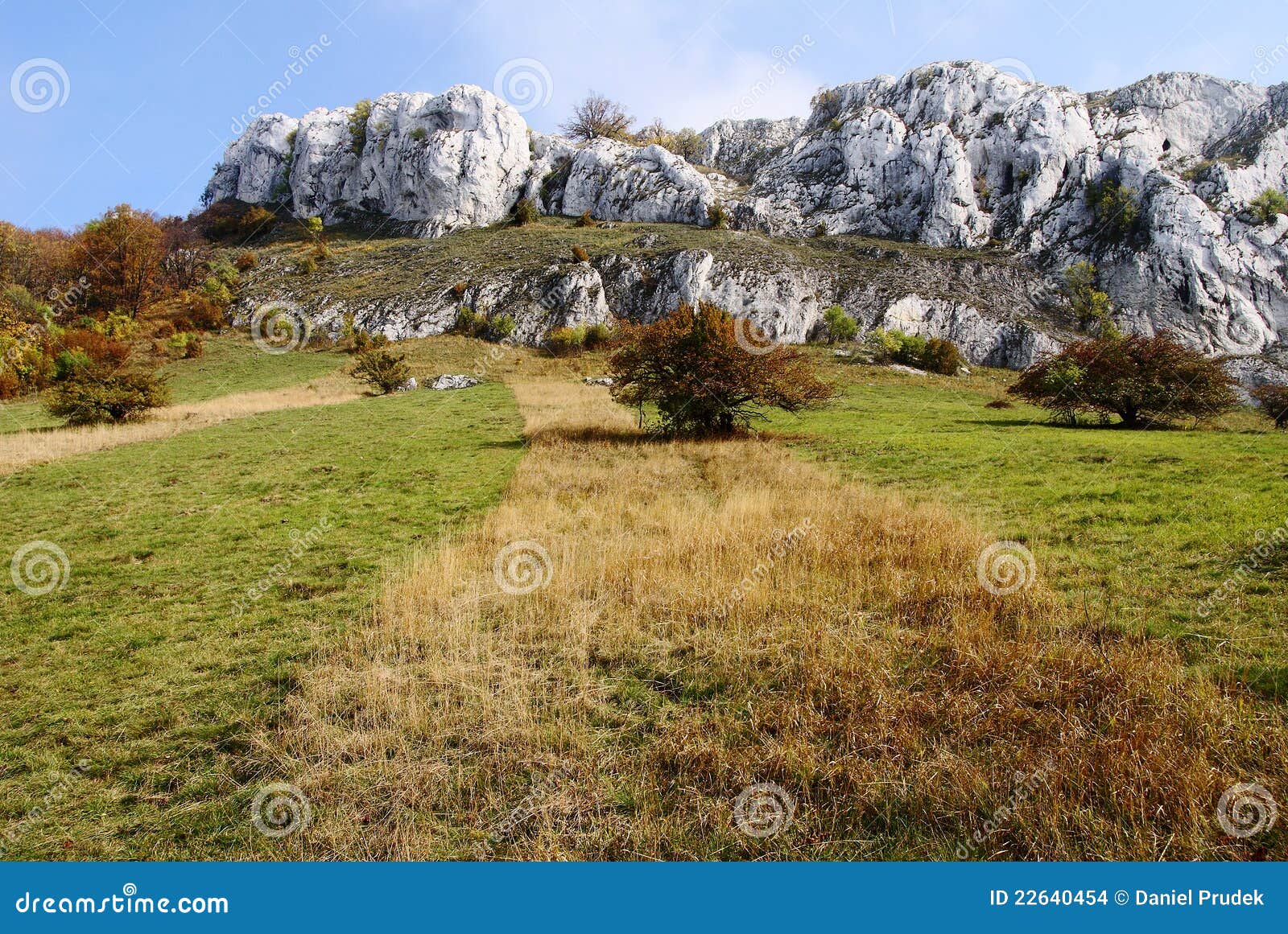 Chalky White Rock in Palava Stock Photo Image of calcite, lime 22640454