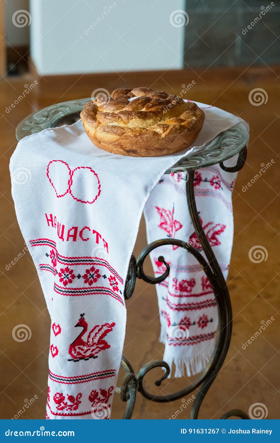 Challah Bread at Wedding Reception Stock Image Image of chala, cloth