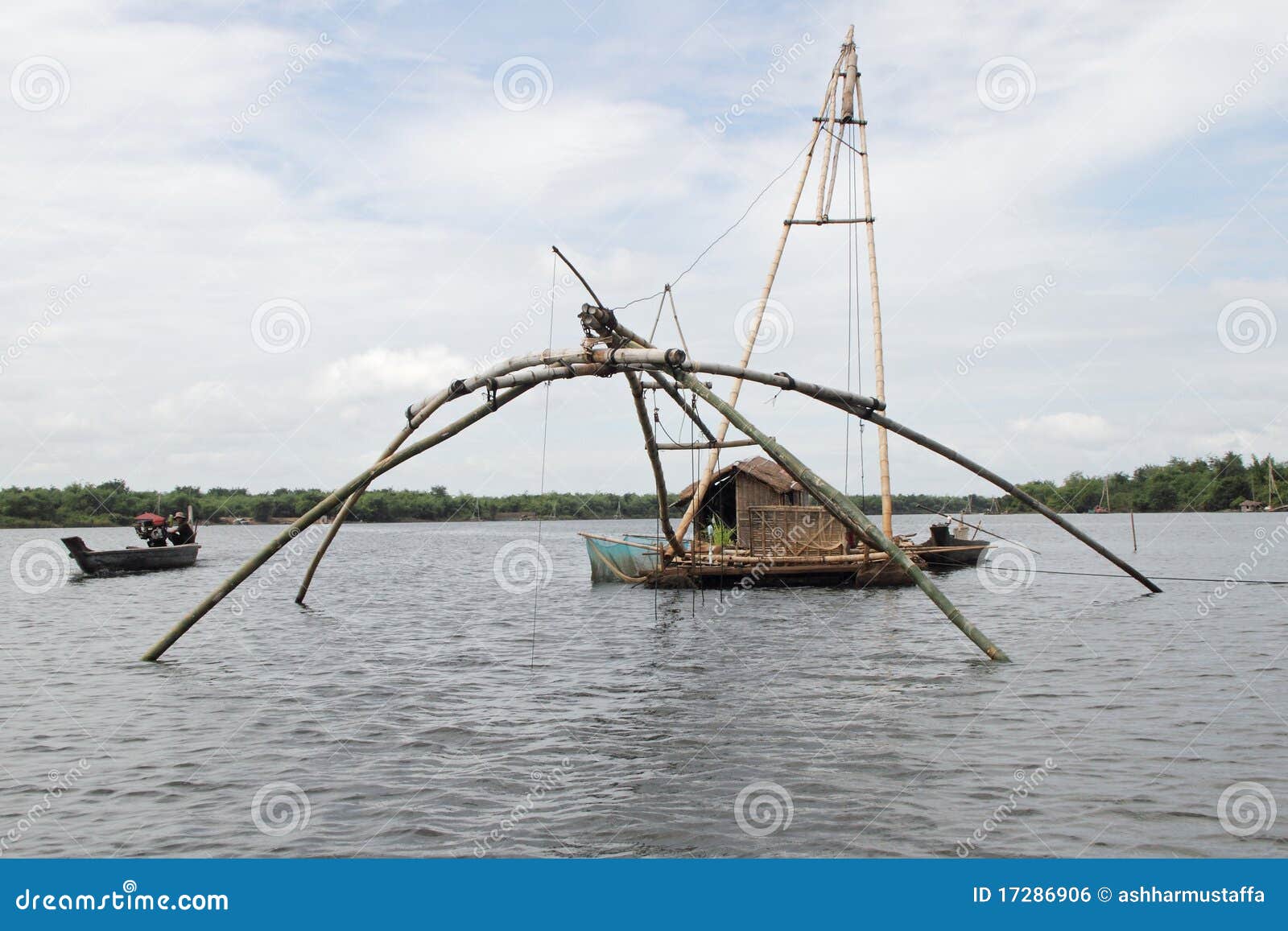 Cham Traditional Fishing Boat Editorial Photo Image of asian, fish