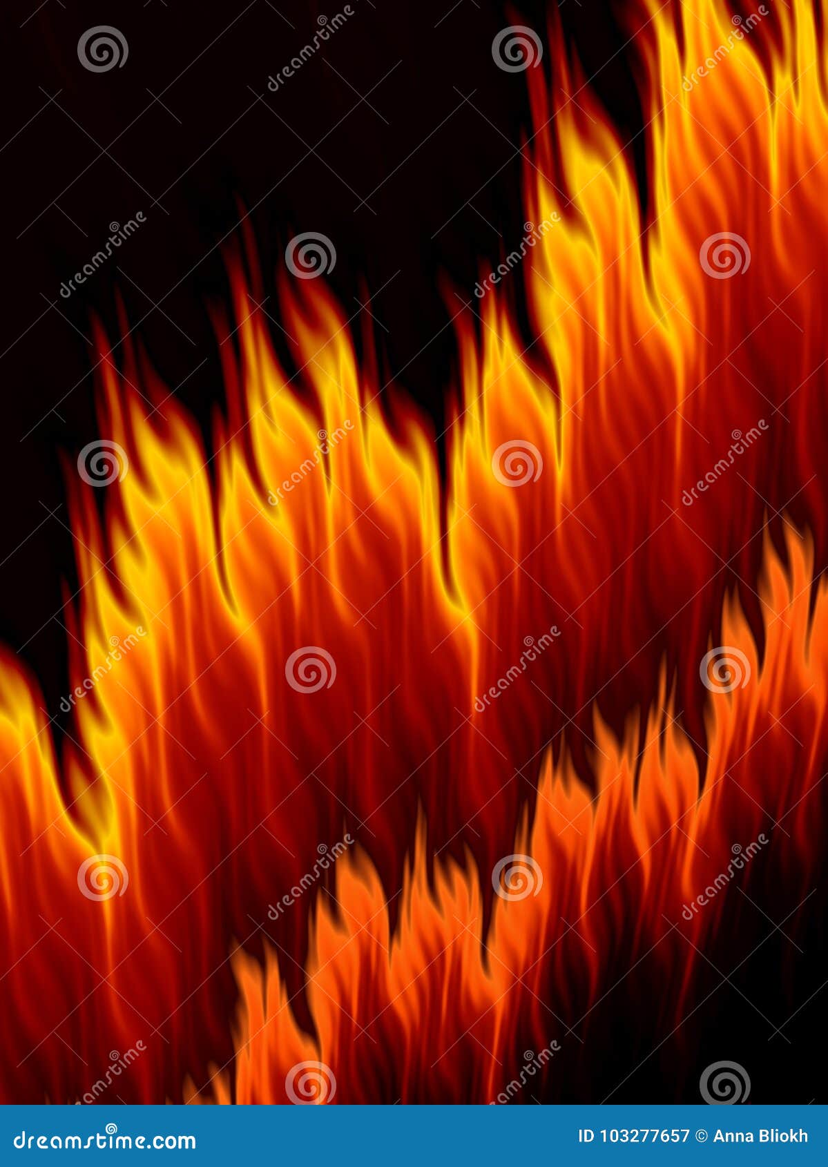 Chamas Do Fogo Ajustadas Em Um Fundo Preto Ilustração do Vetor - Ilustração  de flama, elemento: 36877657