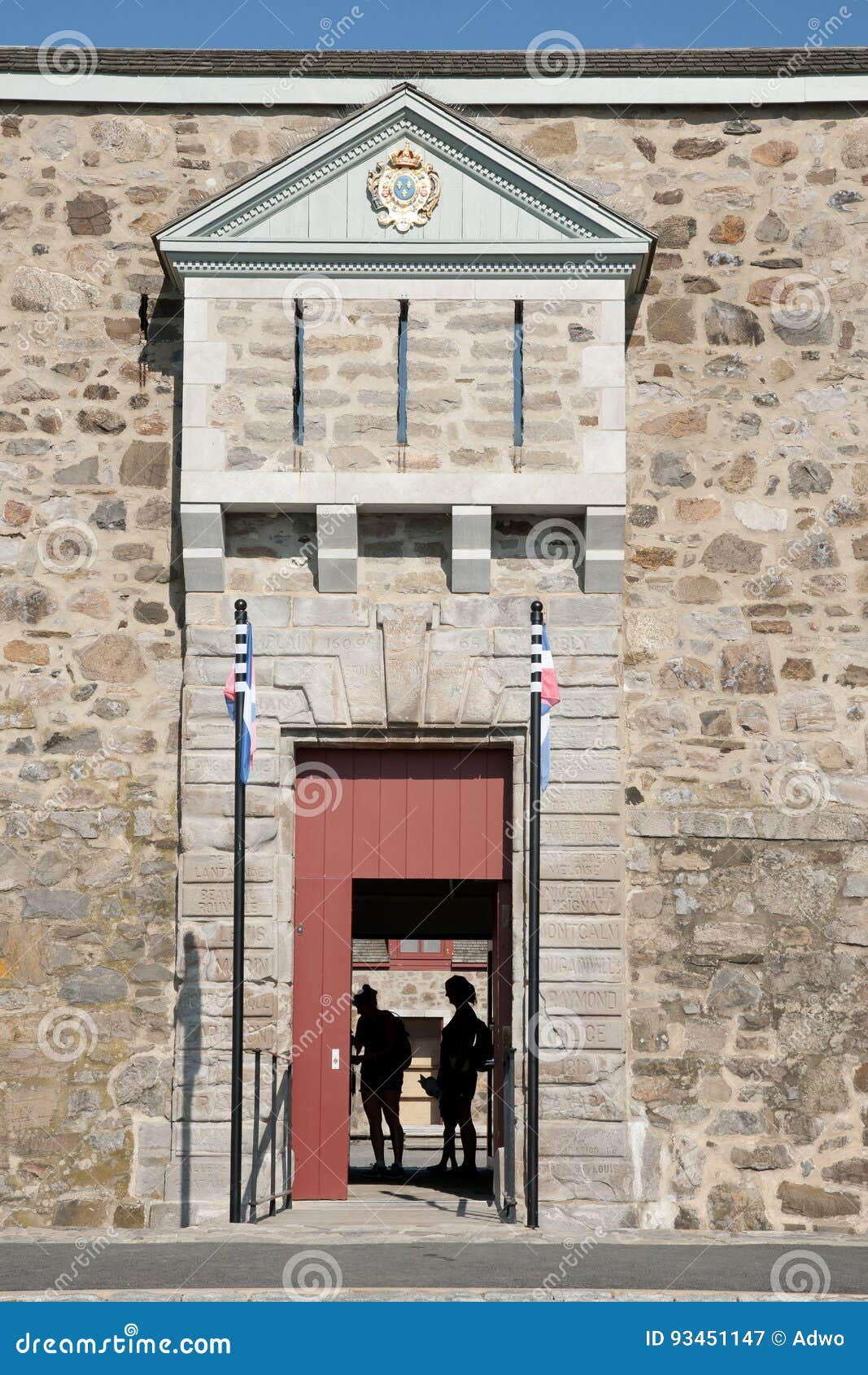 Chambly Fort Quebec Canada Editorial Photography Image of wall
