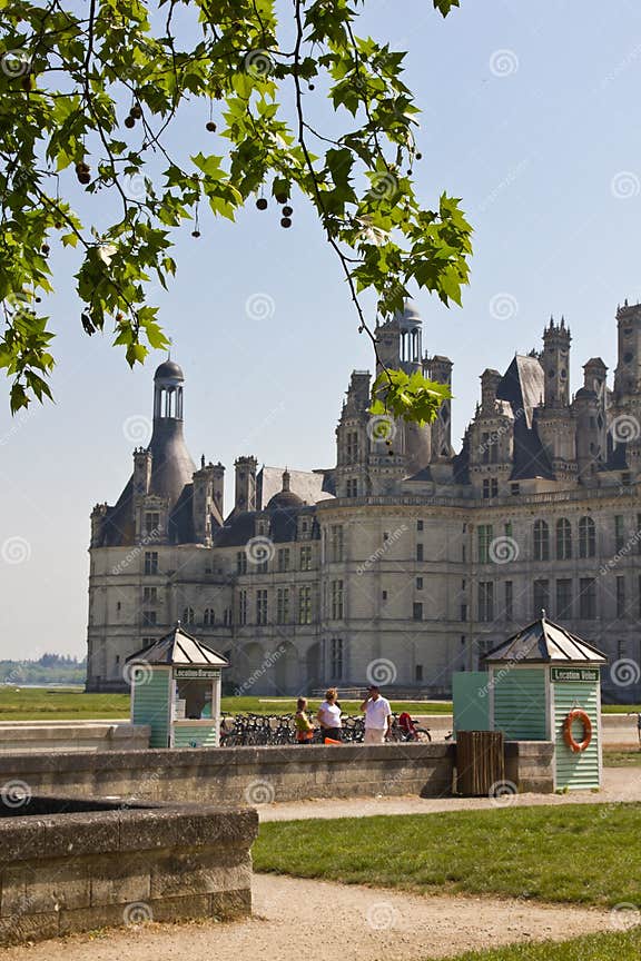 Chambord Castle stock photo. Image of healthy, activities 19948834