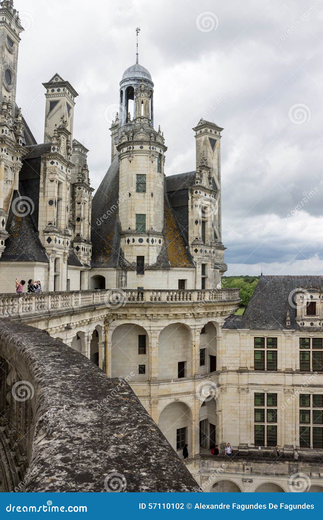 Chambord Schloss Frankreich Redaktionelles Stockfotografie Bild von