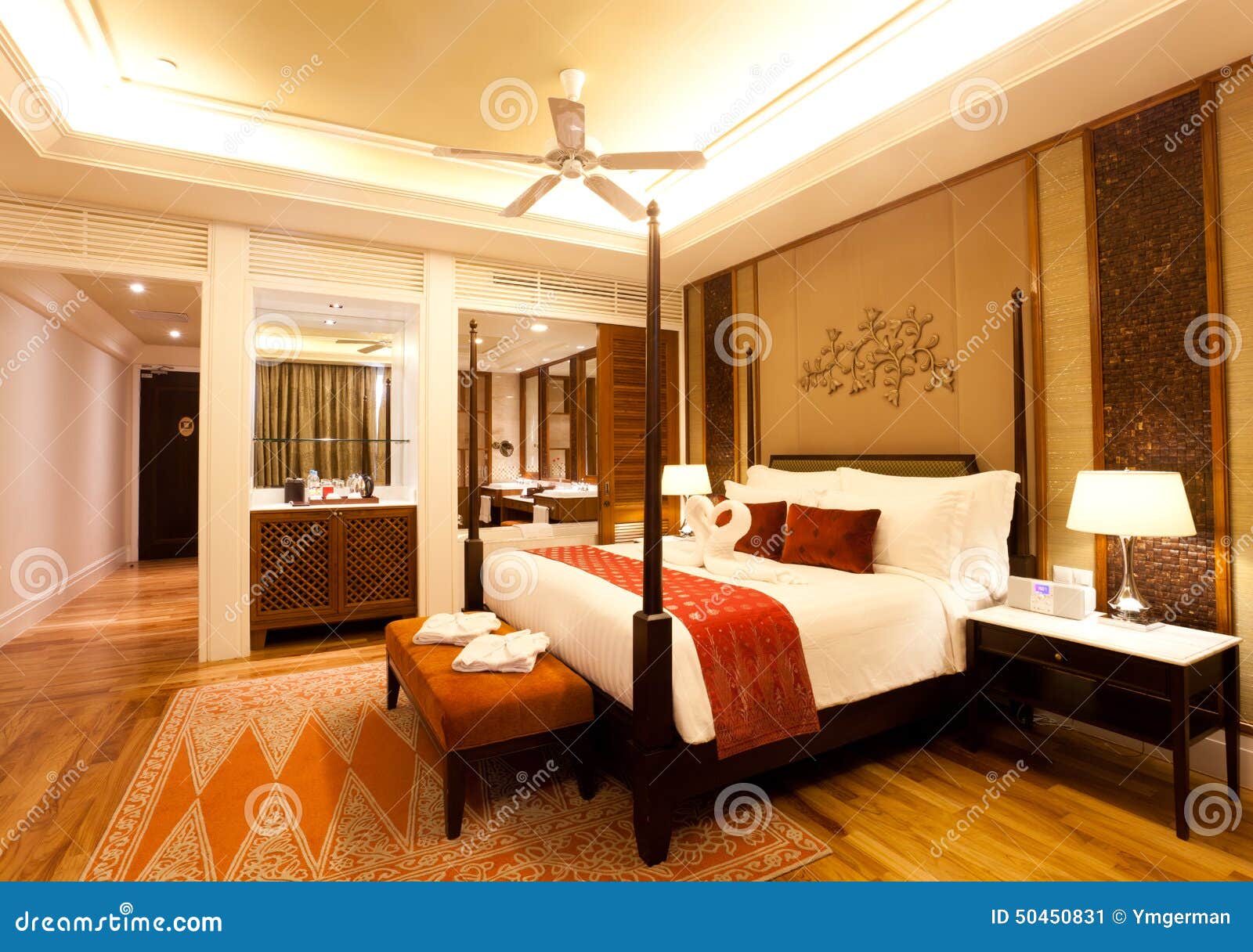Chambre d'hôtel de luxe photo stock image: 50450831