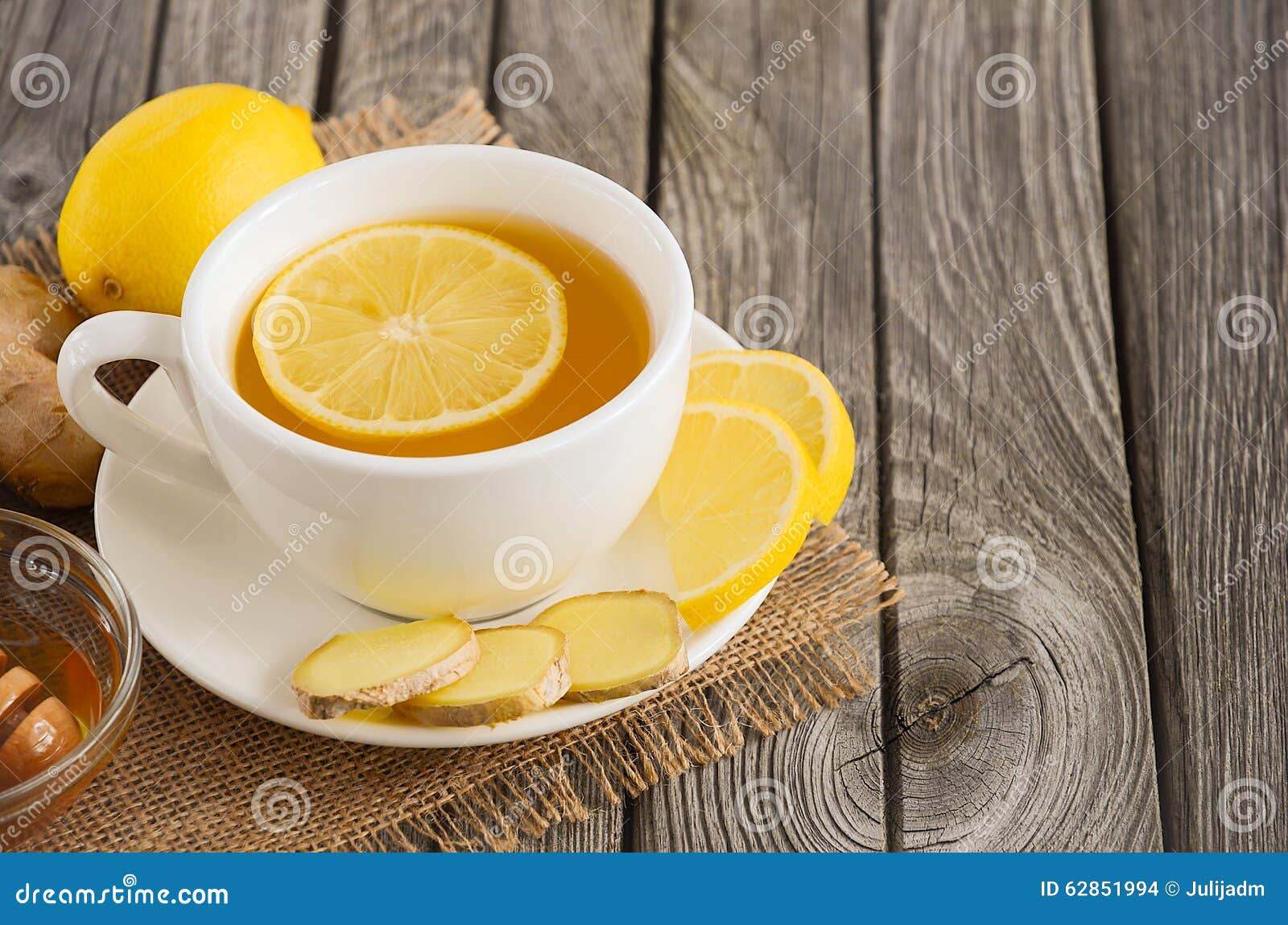 Chamomile Tea with Lemon, Ginger and Honey Stock Photo Image of lemon