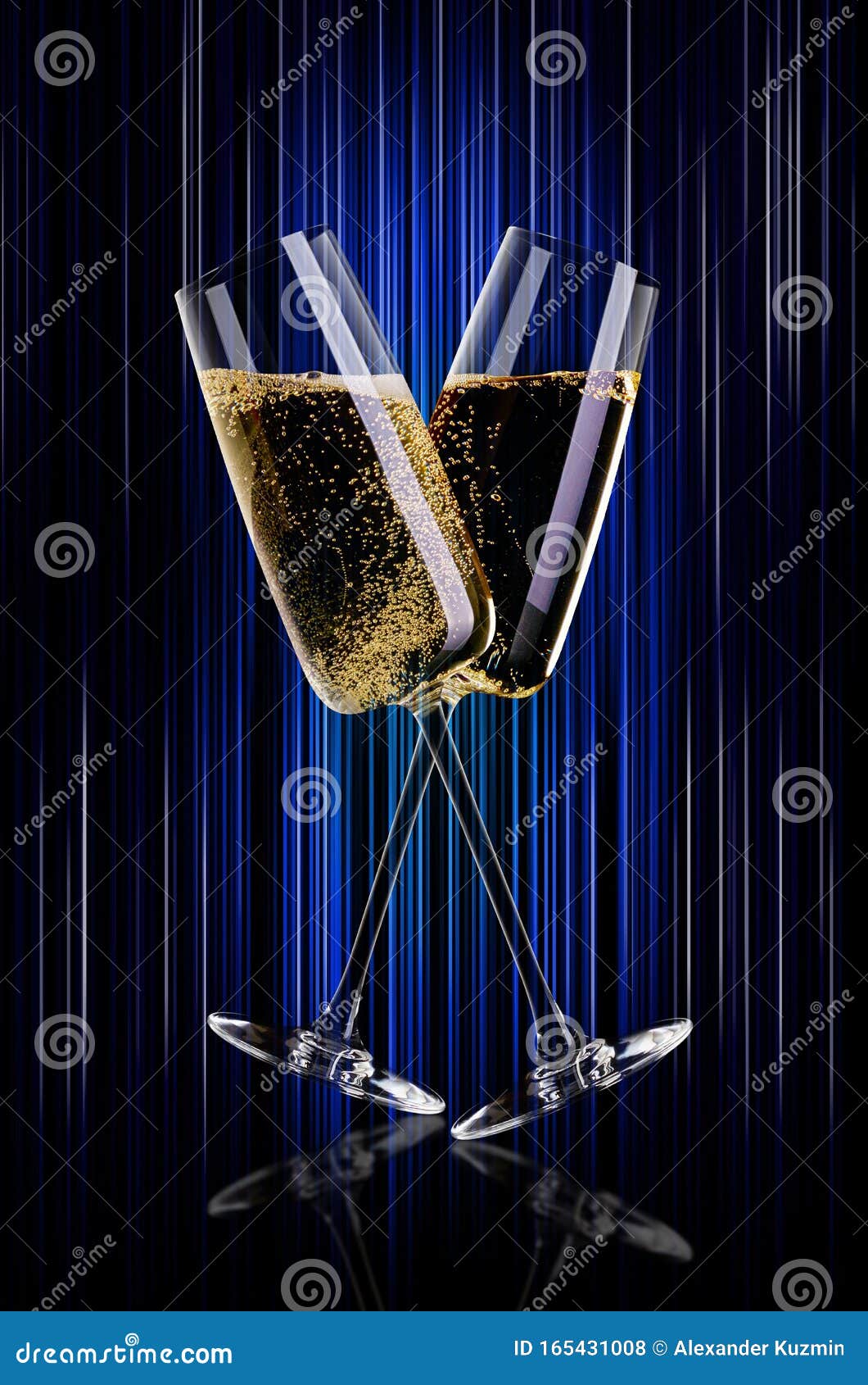 Champagne on Black Background Stock Photo Image of beverage, drink