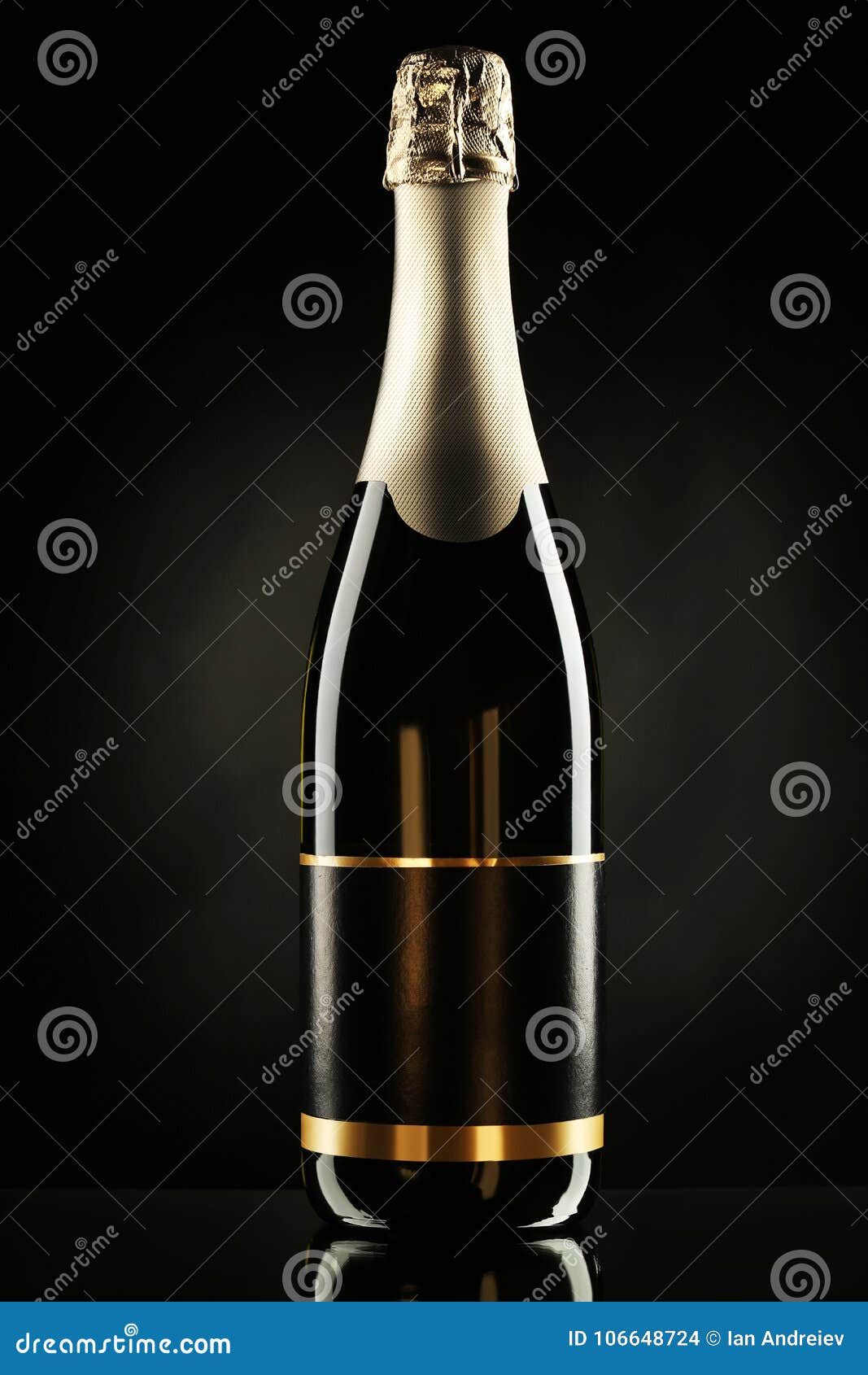 Champagne bottle stock photo. Image of festive, luxury - 106648724