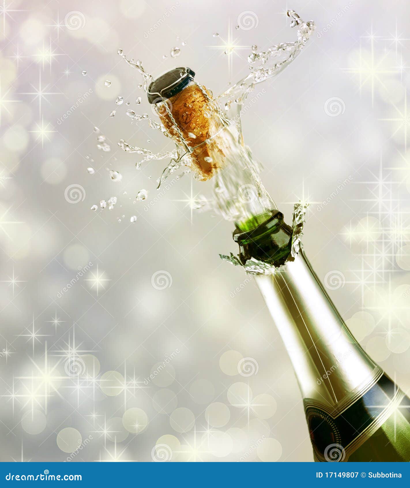 Celebration With Splashes Of Champagne Stock Photo - Download Image Now -  Champagne, Bottle, Exploding - iStock