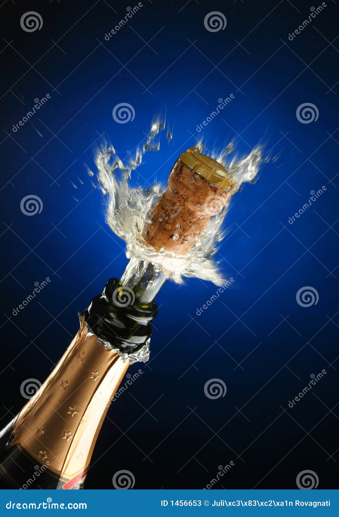Champagne Bottle Ready for Celebration Stock Image Image of occasions