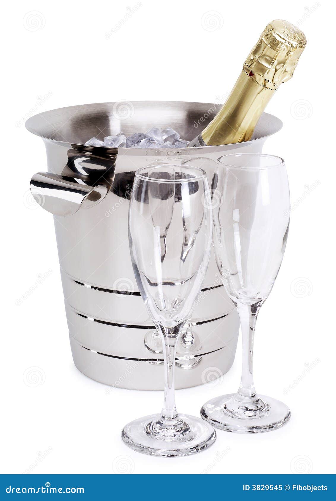 Champagne in a Bowl stock image. Image of path, celebrate 3829545