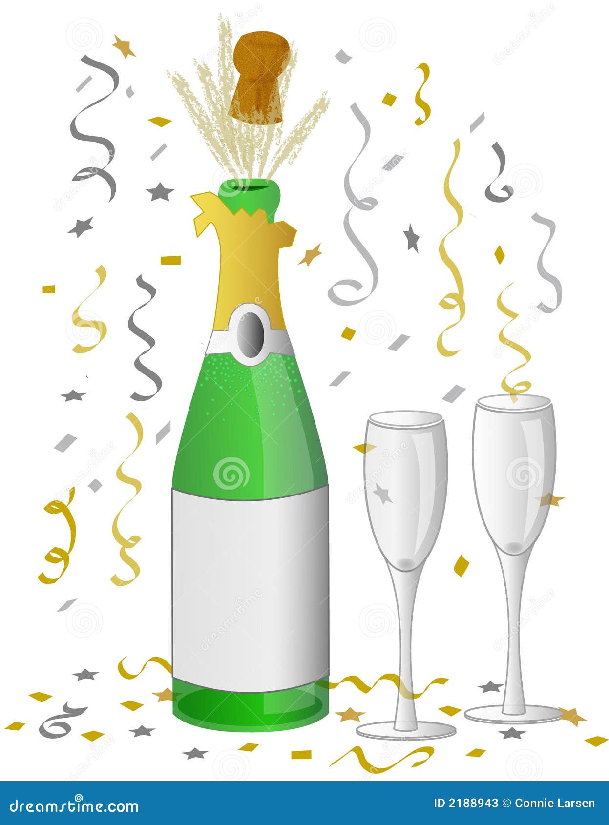 Champagne Celebration Clipart