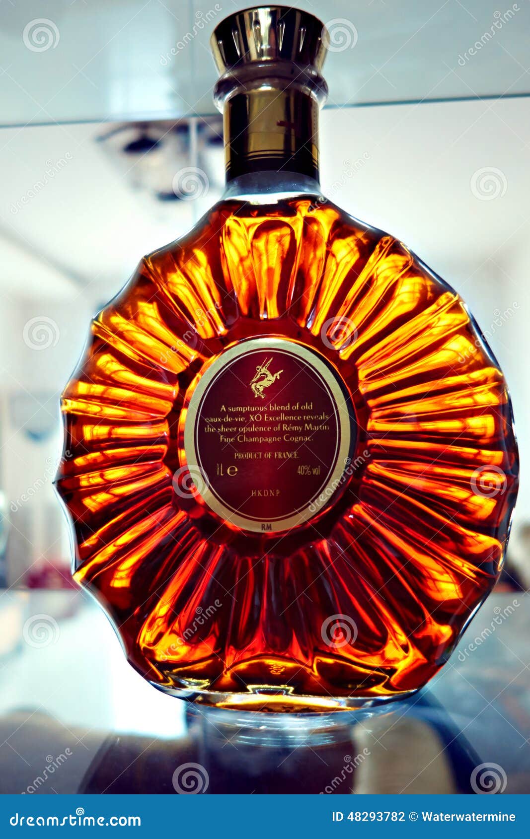 Champagne cognac stock photo. Image of luxurious, remy 48293782