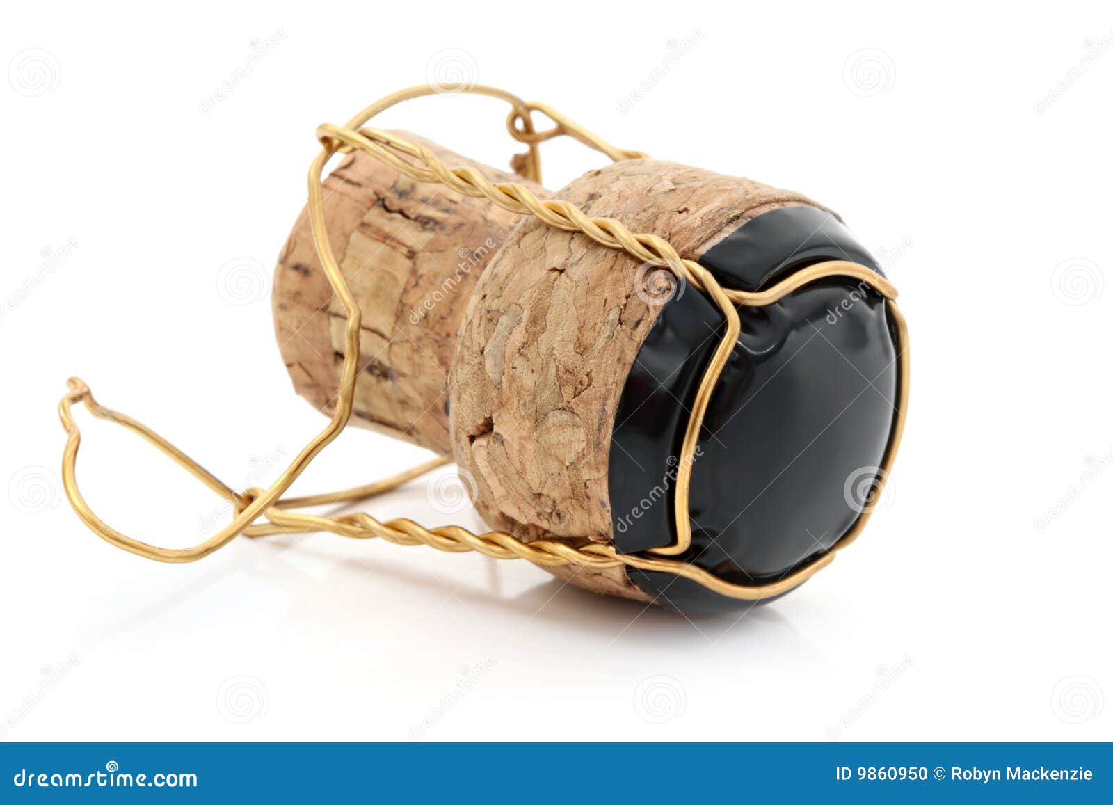 Champagne Cork stock photo. Image of photograph, macro 9860950