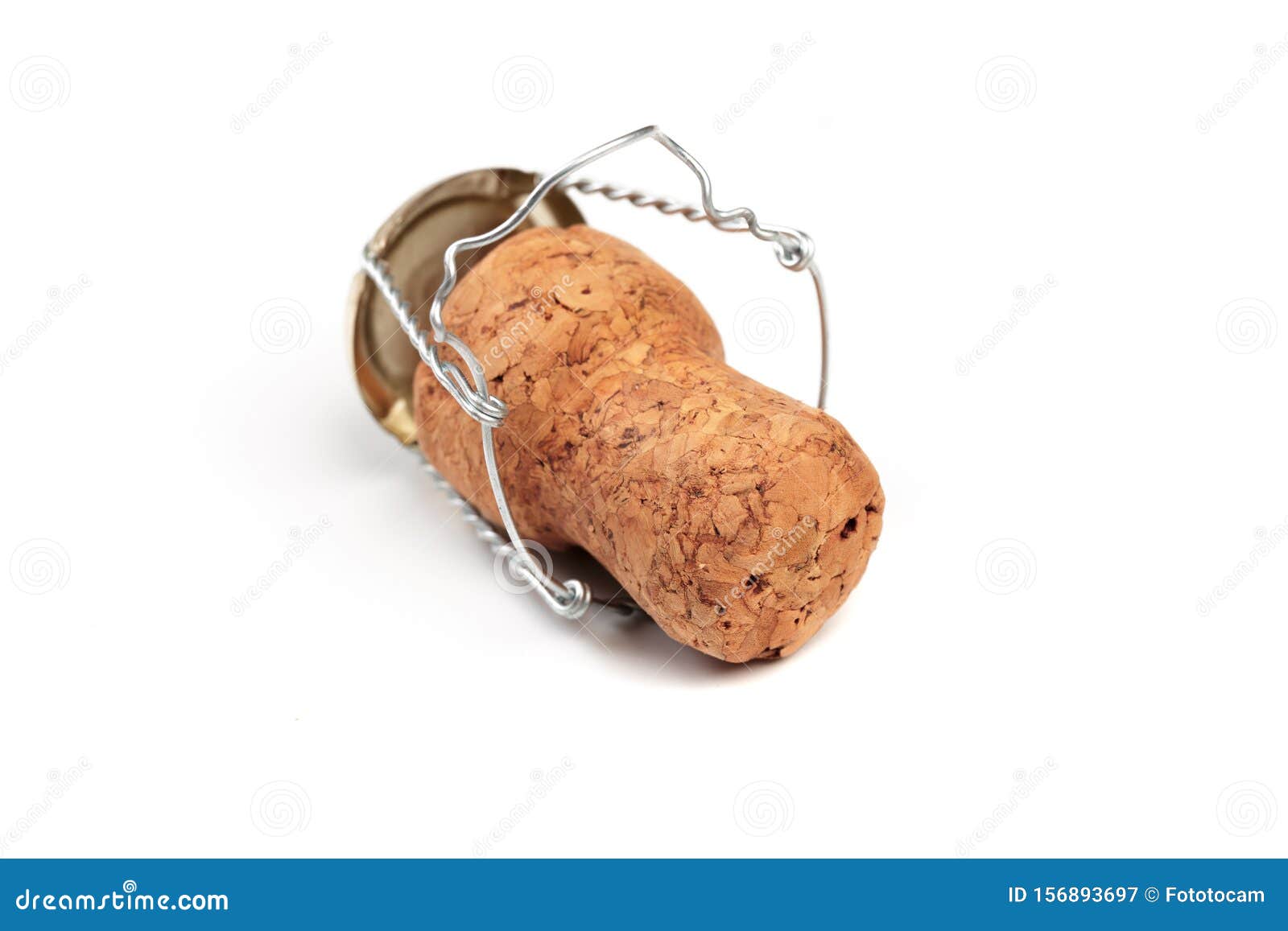 Champagne Cork Isolated on White Background Image Stock Image Image