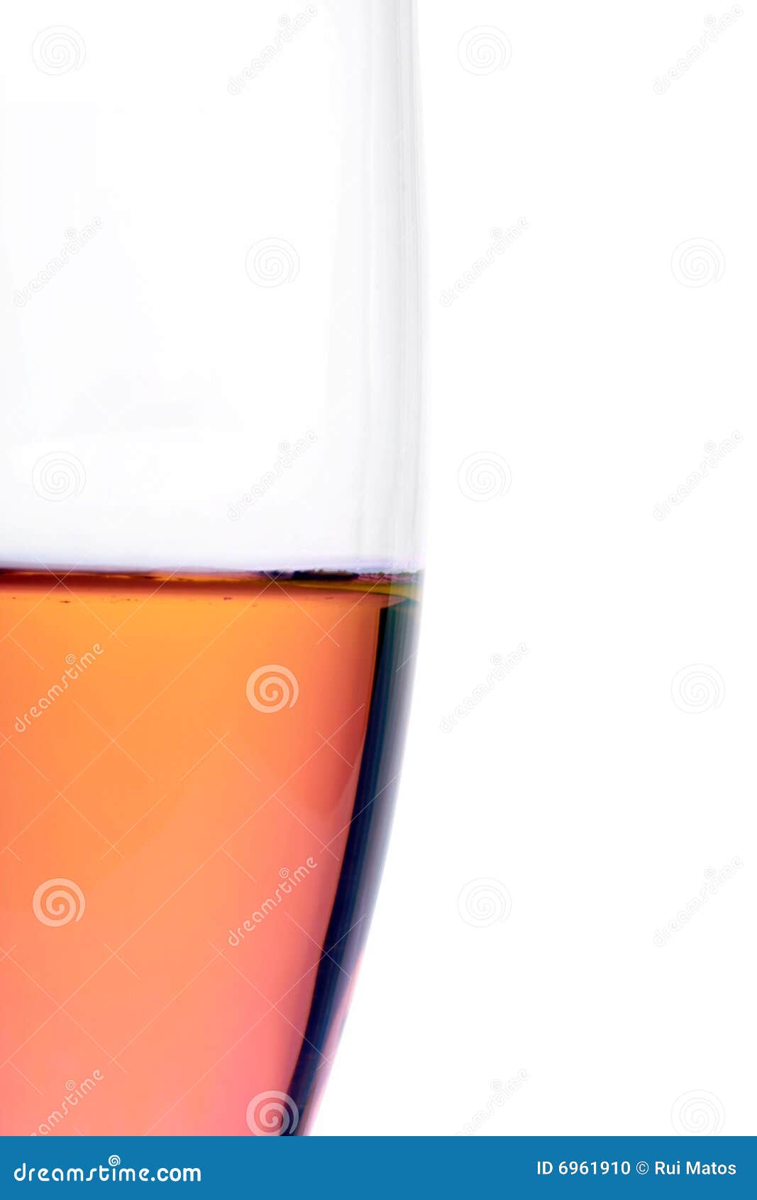 Champagne Flute Section Closeup Stock Photo Image of isolated