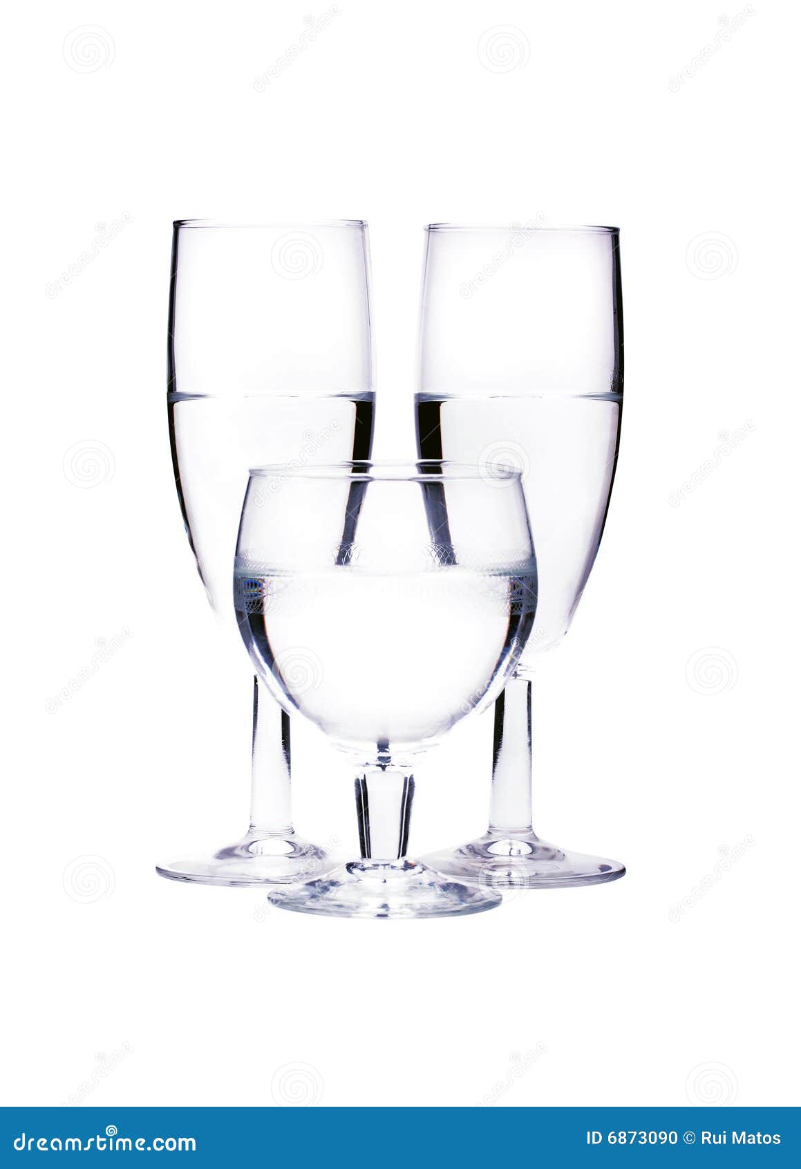 Champagne Flutes and Water Glass Stock Photo Image of anniversary