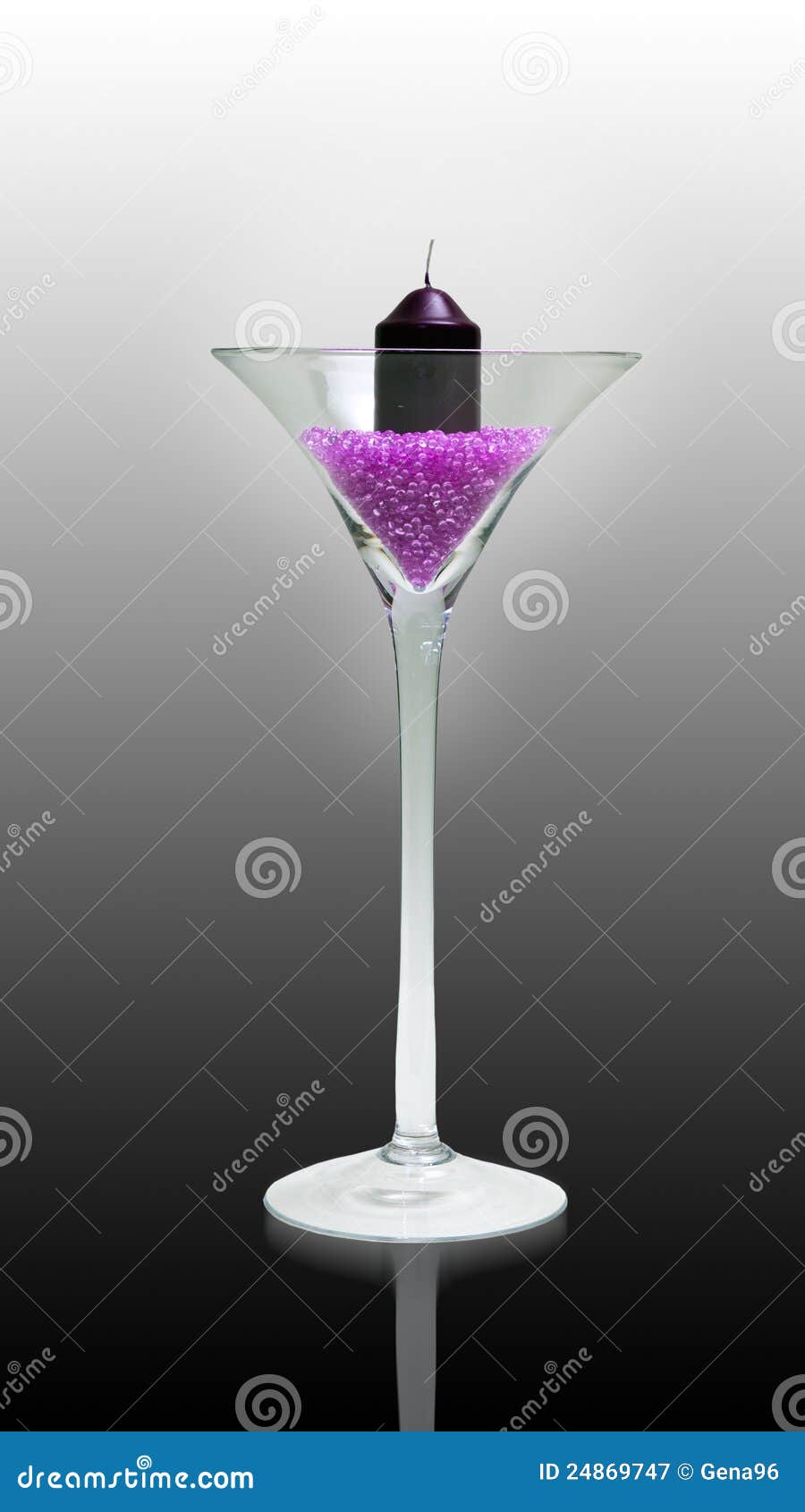 Champagne Glass Candle Holder Stock Image Image of champagne, votive